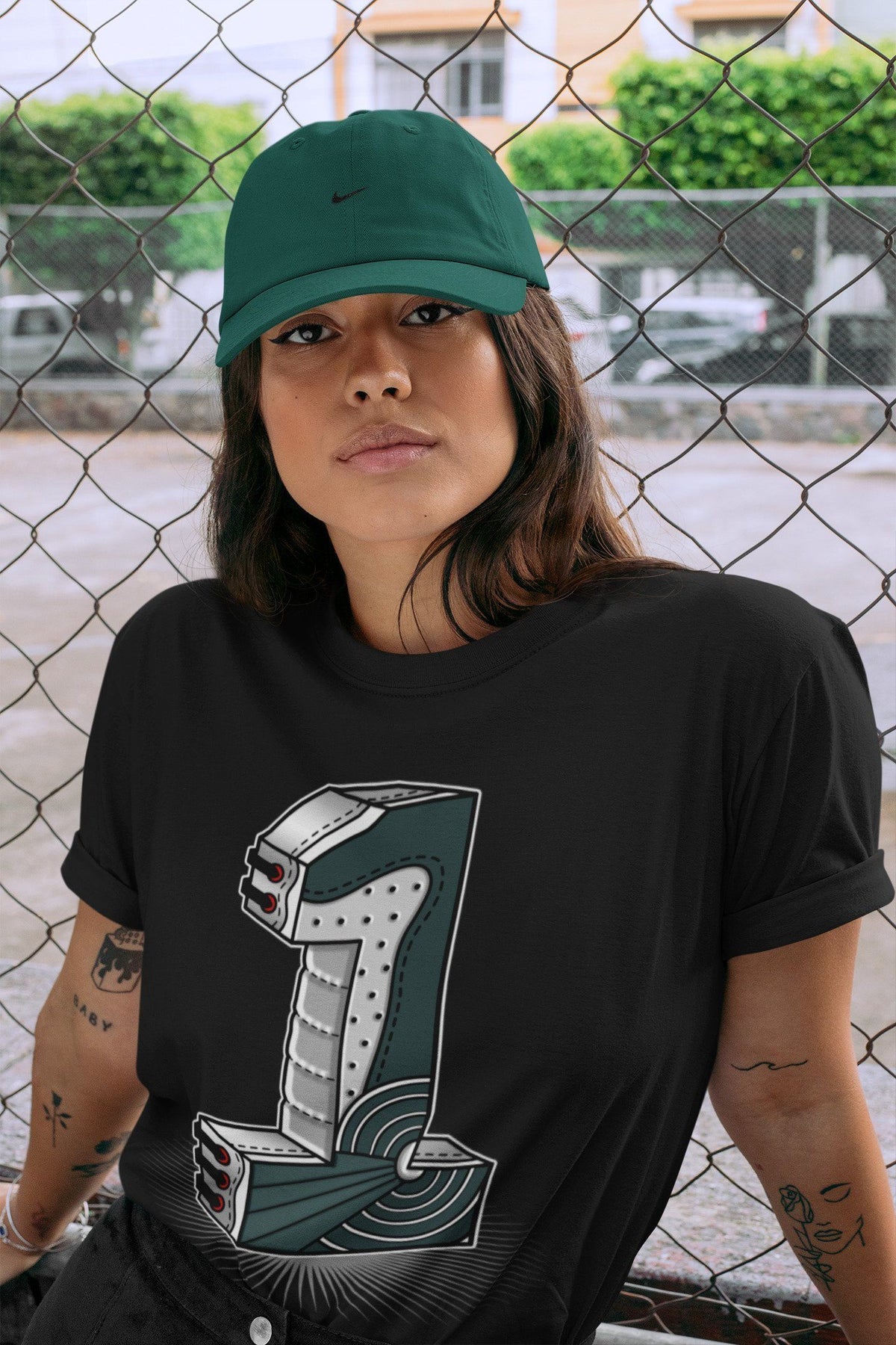 Jordan 1 Element Gore-Tex Black Grey Sneaker Matching T-Shirt One Statue Sneaker Tees Jordan 1 Element Gore-Tex Black Grey Sneaker Release Tees Crew Neck Tees