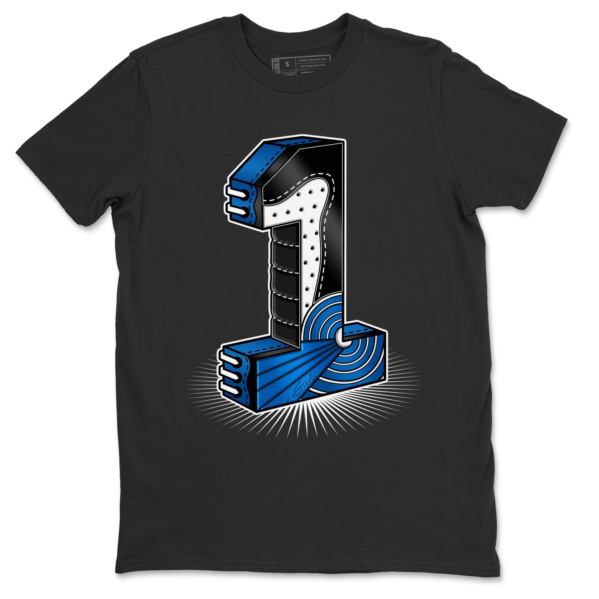Jordan 1 Dark Marina Blue Sneaker Matching T-Shirt One Statue Sneaker Tees Jordan 1 Dark Marina Blue Sneaker Release Tees Crew Neck Tees
