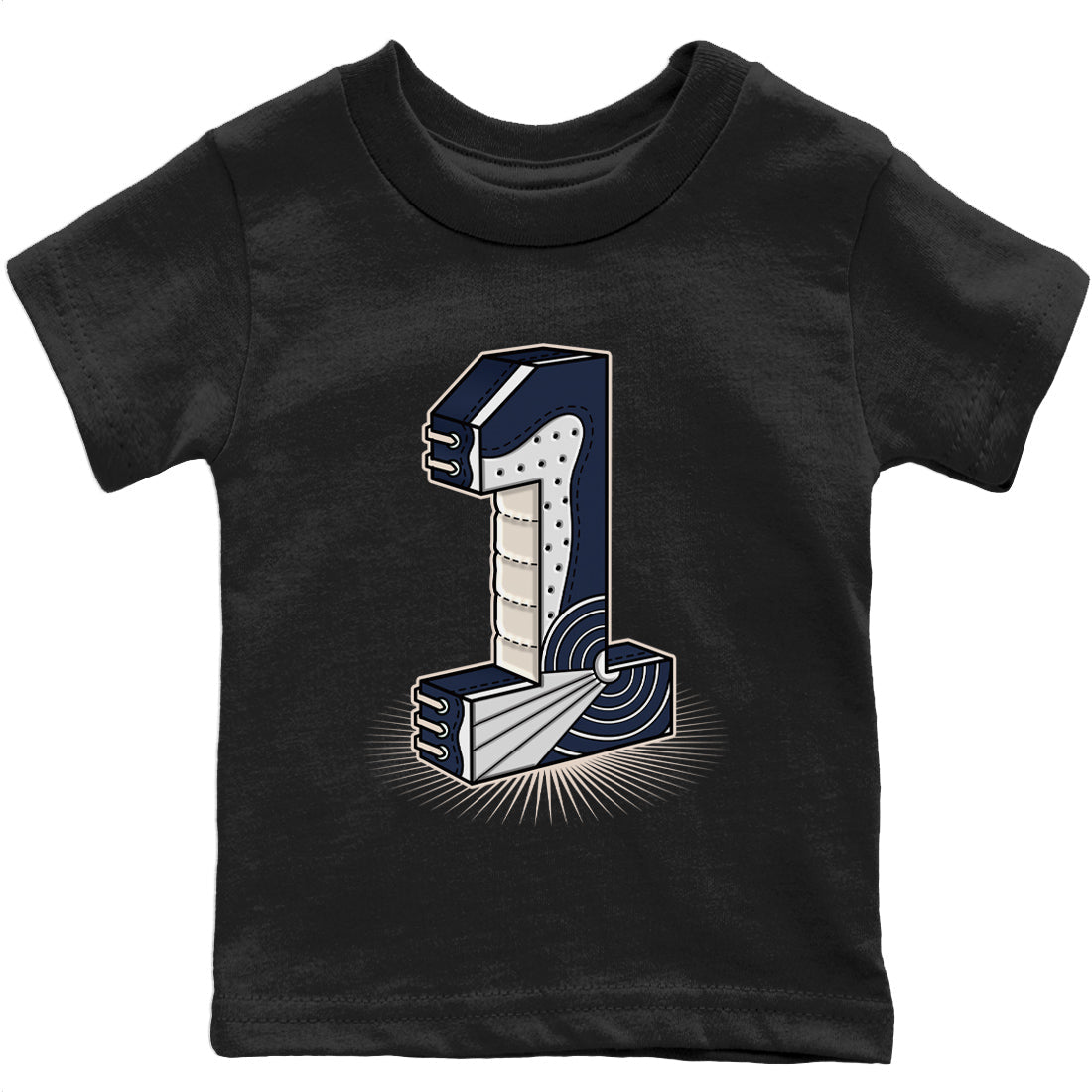 Jordan 1 85 Georgetown Sneaker Match Tees One Statue Sneaker Tees Jordan 1 85 Georgetown Jordan to match sneaker T-Shirt Kids Shirts