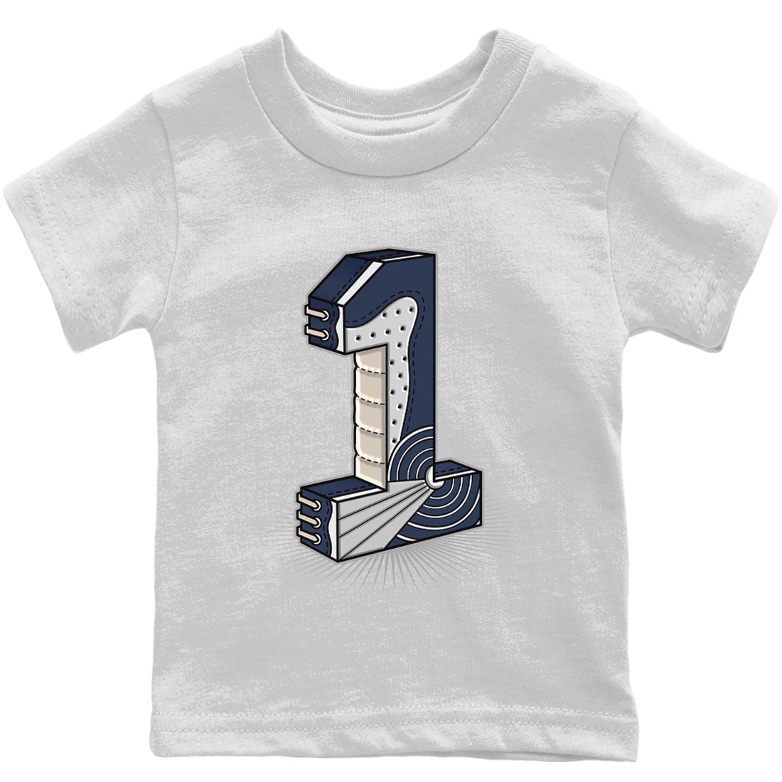 Jordan 1 85 Georgetown Sneaker Match Tees One Statue Sneaker Tees Jordan 1 85 Georgetown Jordan to match sneaker T-Shirt Kids Shirts