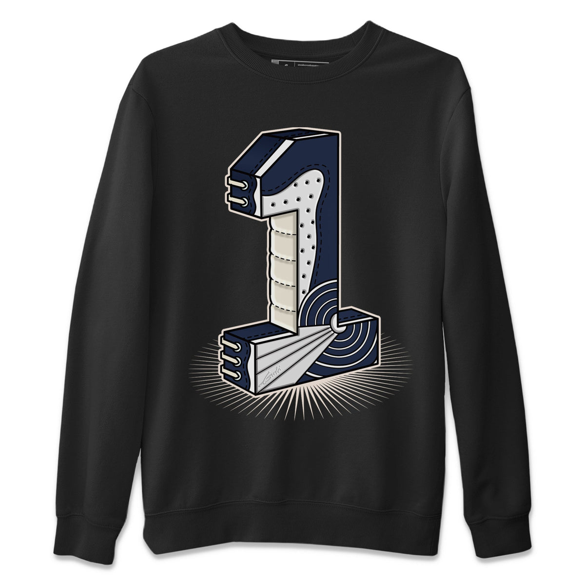 Jordan 1 85 Georgetown Sneaker Match Tees One Statue Sneaker Tees Jordan 1 85 Georgetown Jordan to match sneaker T-Shirt Crew Neck Shirts