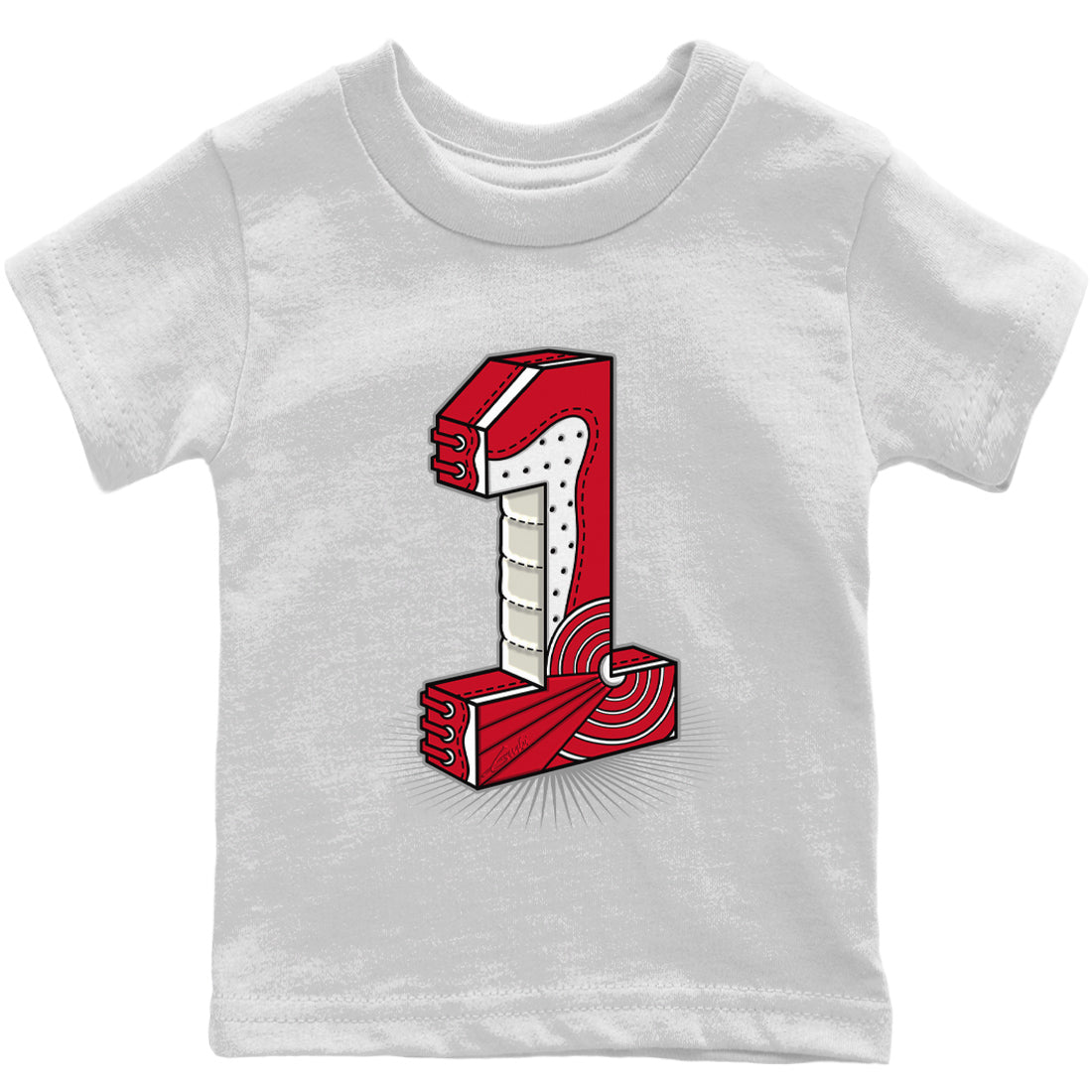 Jordan 1 Newstalgia Sneaker Matching T-Shirt One Statue Sneaker Tees Jordan 1 Newstalgia Sneaker Release Tees Kids Shirts