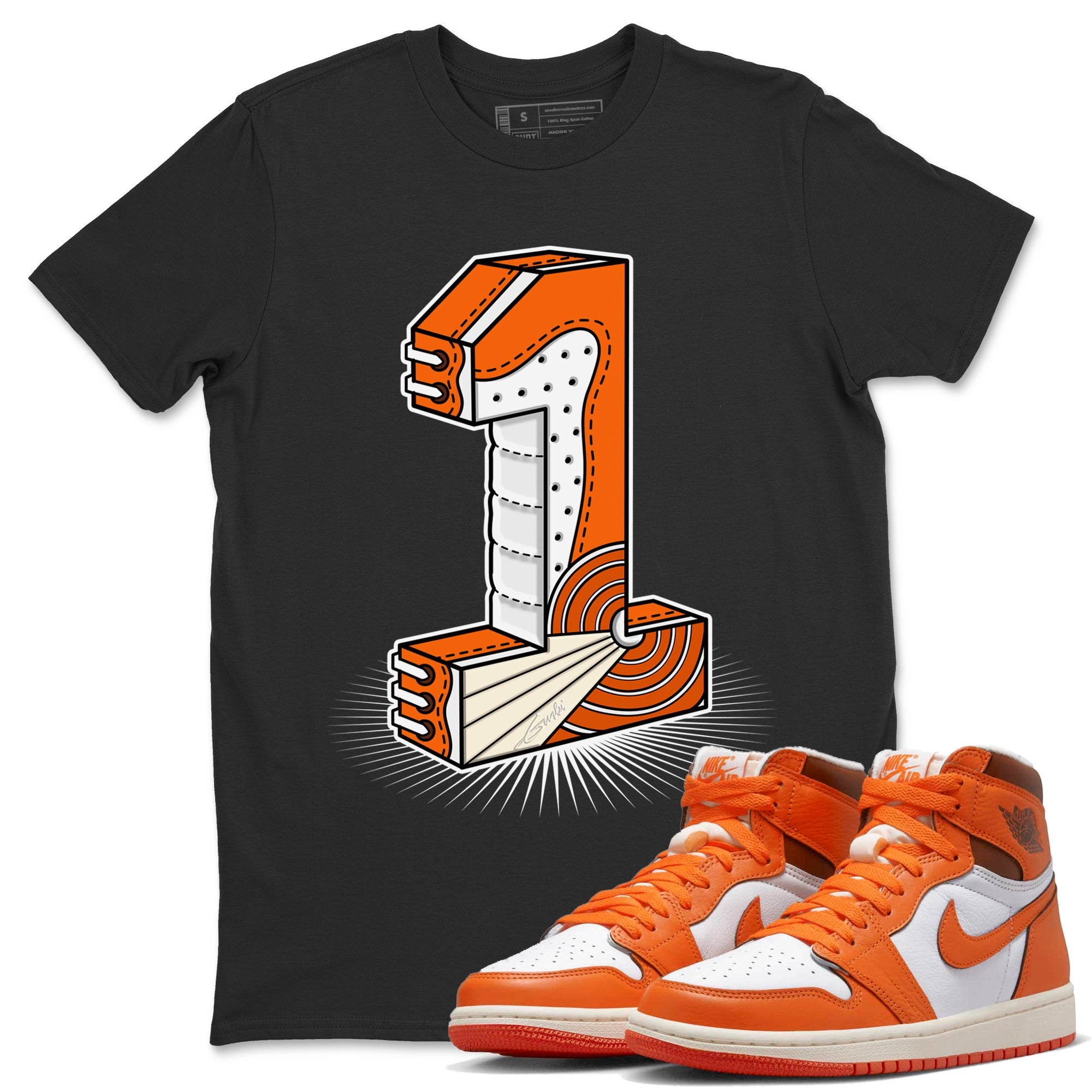 Jordan 1 Starfish Shirt To Match Jordans One Statue Sneaker Tees Jordan 1 Starfish Drip Gear Zone Sneaker Matching Clothing Unisex Shirts