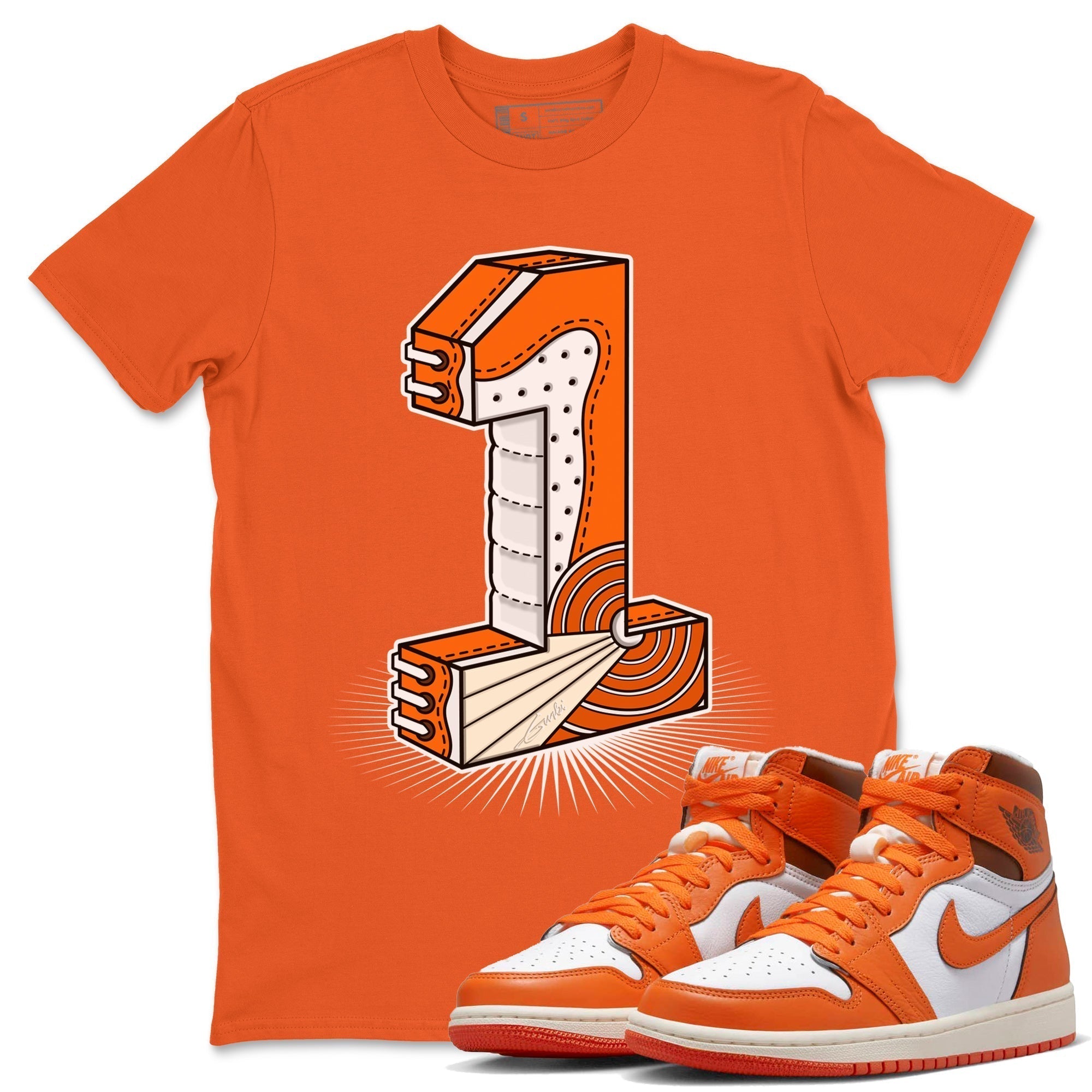 Jordan 1 Starfish Shirt To Match Jordans One Statue Sneaker Tees Jordan 1 Starfish Drip Gear Zone Sneaker Matching Clothing Unisex Shirts