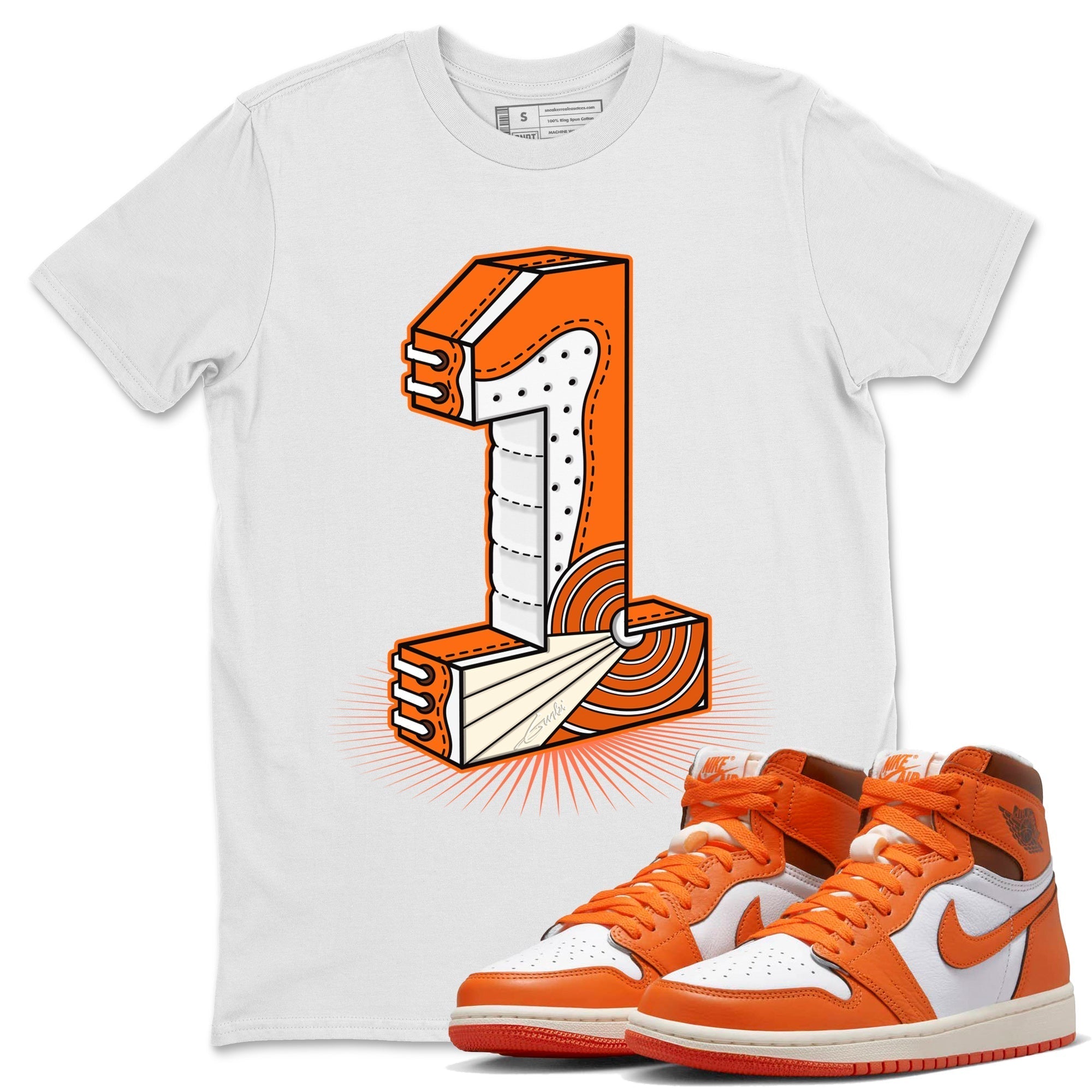 Jordan 1 Starfish Shirt To Match Jordans One Statue Sneaker Tees Jordan 1 Starfish Drip Gear Zone Sneaker Matching Clothing Unisex Shirts