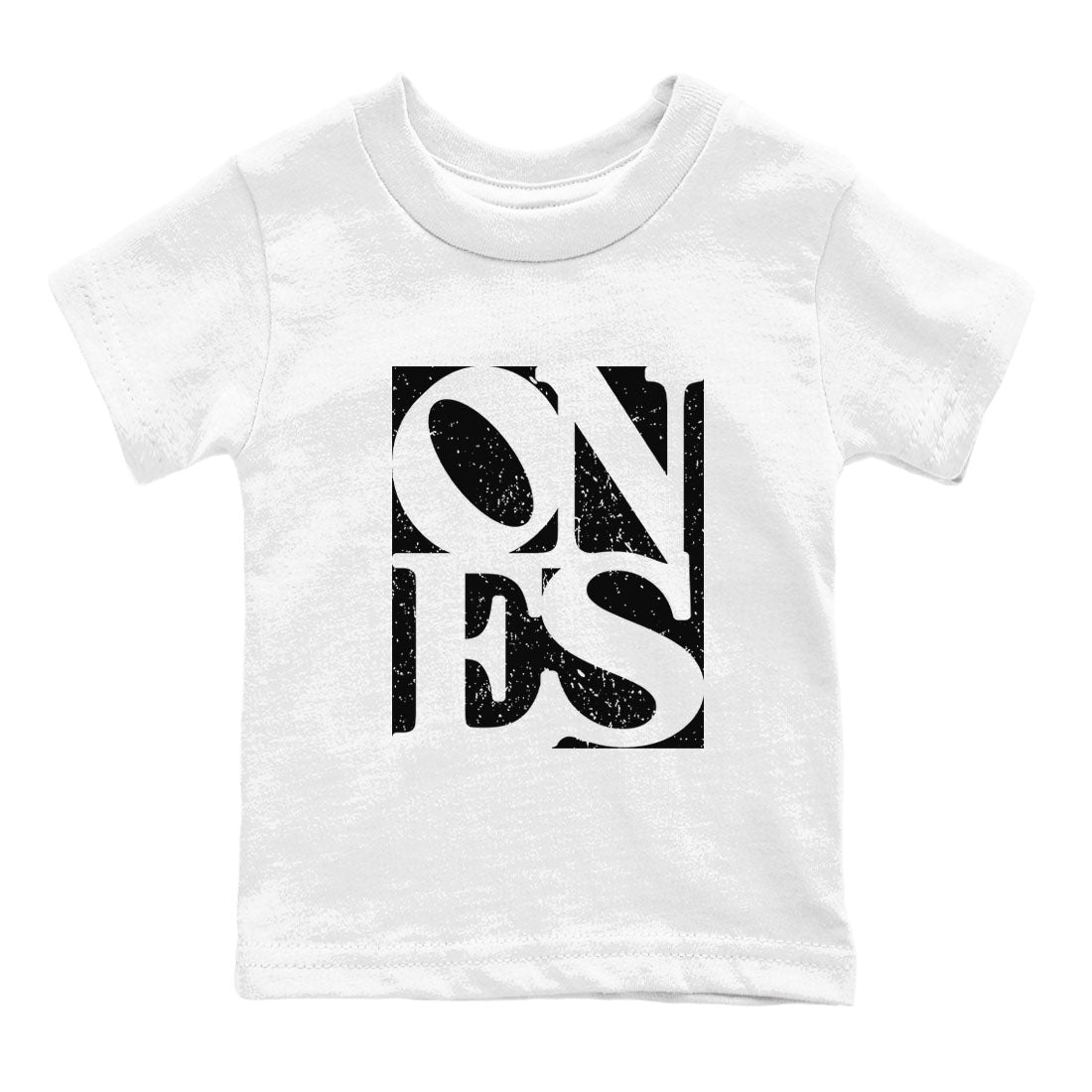 Air Jordan 1 High OG Black White shirt to match jordans streetwear brand Ones sneaker tees 1s Black White Drip Gear Zone baby toddler White 2 cotton Shirt