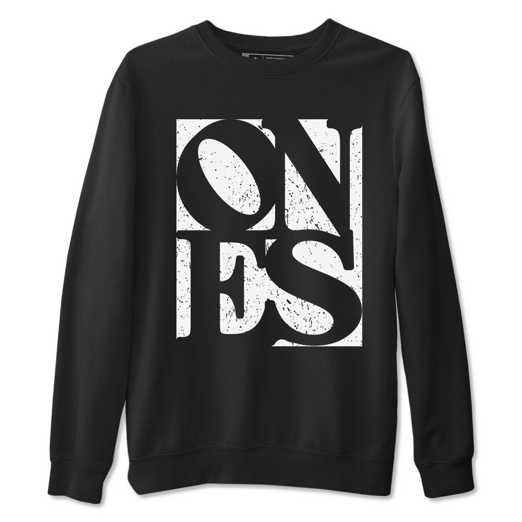 Air Jordan 1 High OG Black White shirt to match jordans streetwear brand Ones sneaker tees 1s Black White Drip Gear Zone unisex cotton Black 2 crew neck shirt