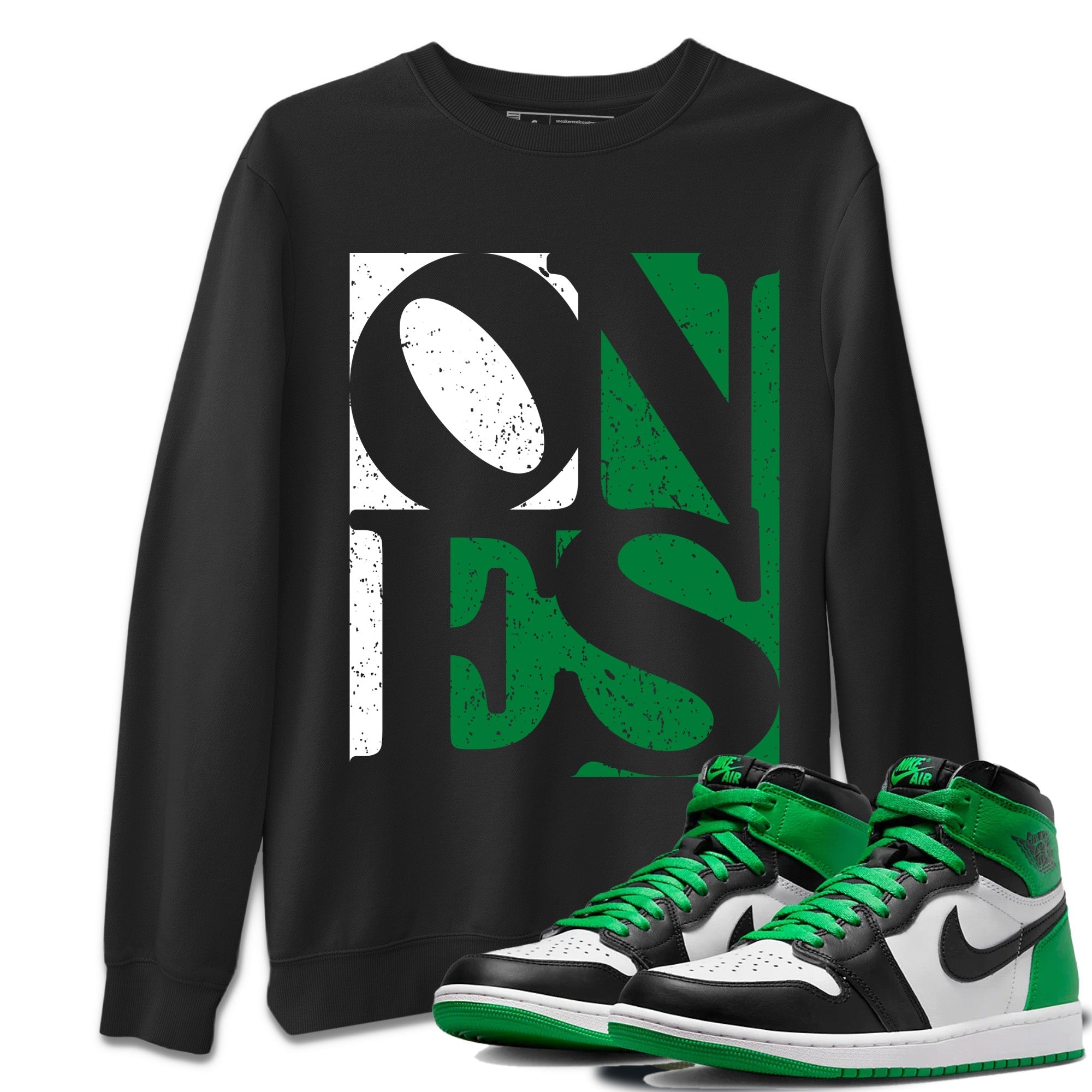 Air Jordan 1 Celtics Ones Crew Neck Streetwear Sneaker Shirt Air Jordan 1 High OG Celtics Sneaker T-Shirts Washing and Care Tip
