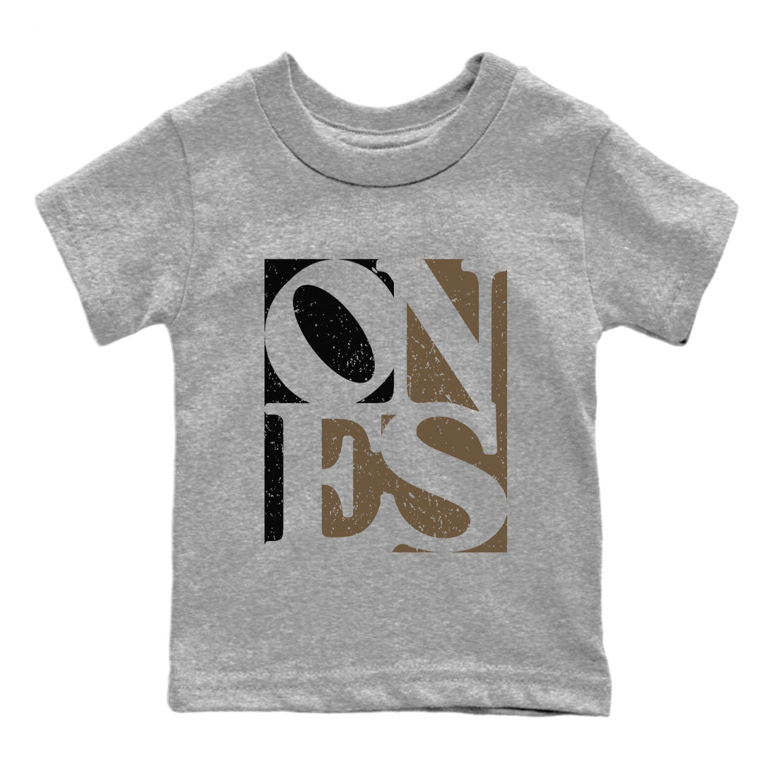 Air Jordan 1 High OG Palomino shirt to match jordans Ones Streetwear Sneaker Shirt Air Jordan 1 Palomino Drip Gear Zone Sneaker Matching Clothing Baby Toddler Heather Grey 2 T-Shirt