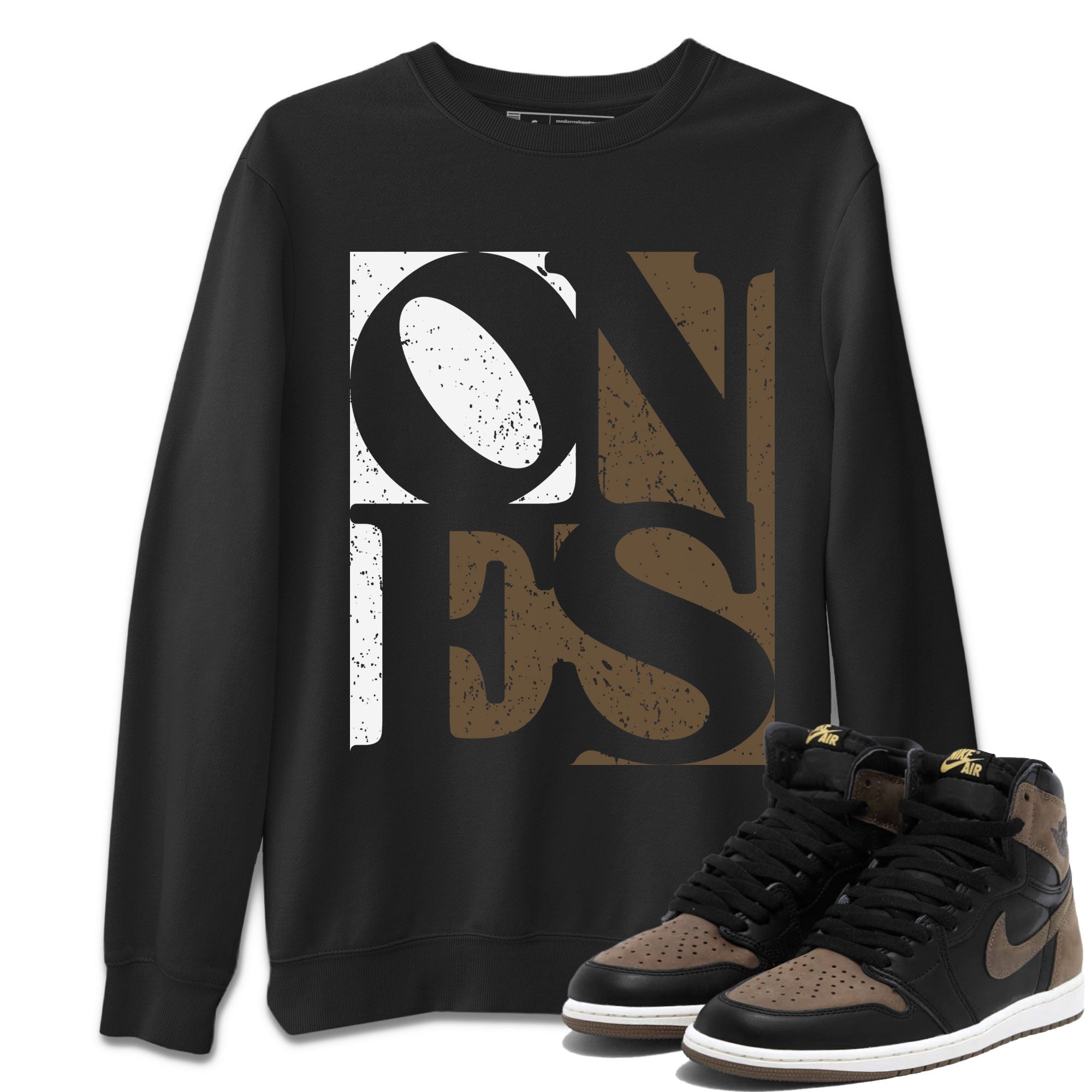 Air Jordan 1 High OG Palomino shirt to match jordans Ones Streetwear Sneaker Shirt Air Jordan 1 Palomino Drip Gear Zone Sneaker Matching Clothing Unisex Black 1 T-Shirt