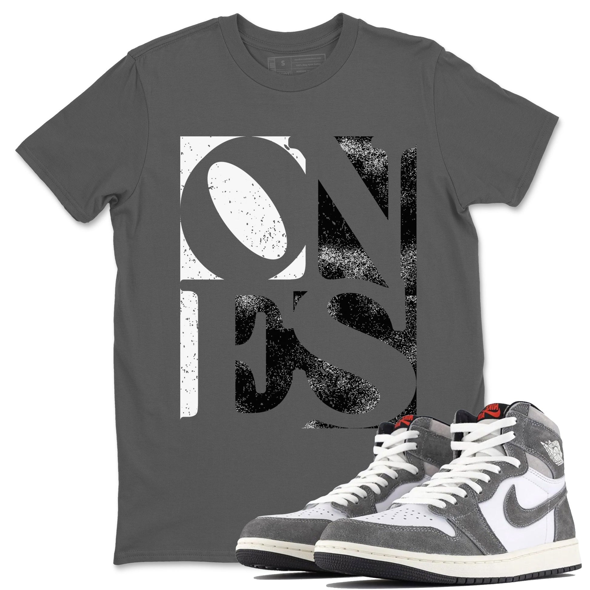 Air Jordan 1 Washed Heritage Ones Crew Neck Streetwear Sneaker Shirt Air Jordan 1 Washed Heritage Sneaker T-Shirts Washing and Care Tip