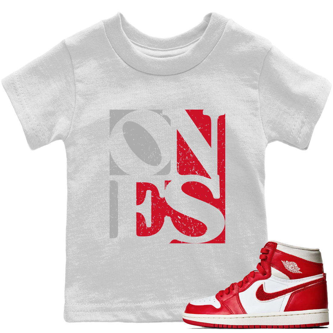 Jordan 1 Newstalgia Sneaker Matching T-Shirt Ones Sneaker Tees Jordan 1 Newstalgia Sneaker Release Tees Kids Shirts