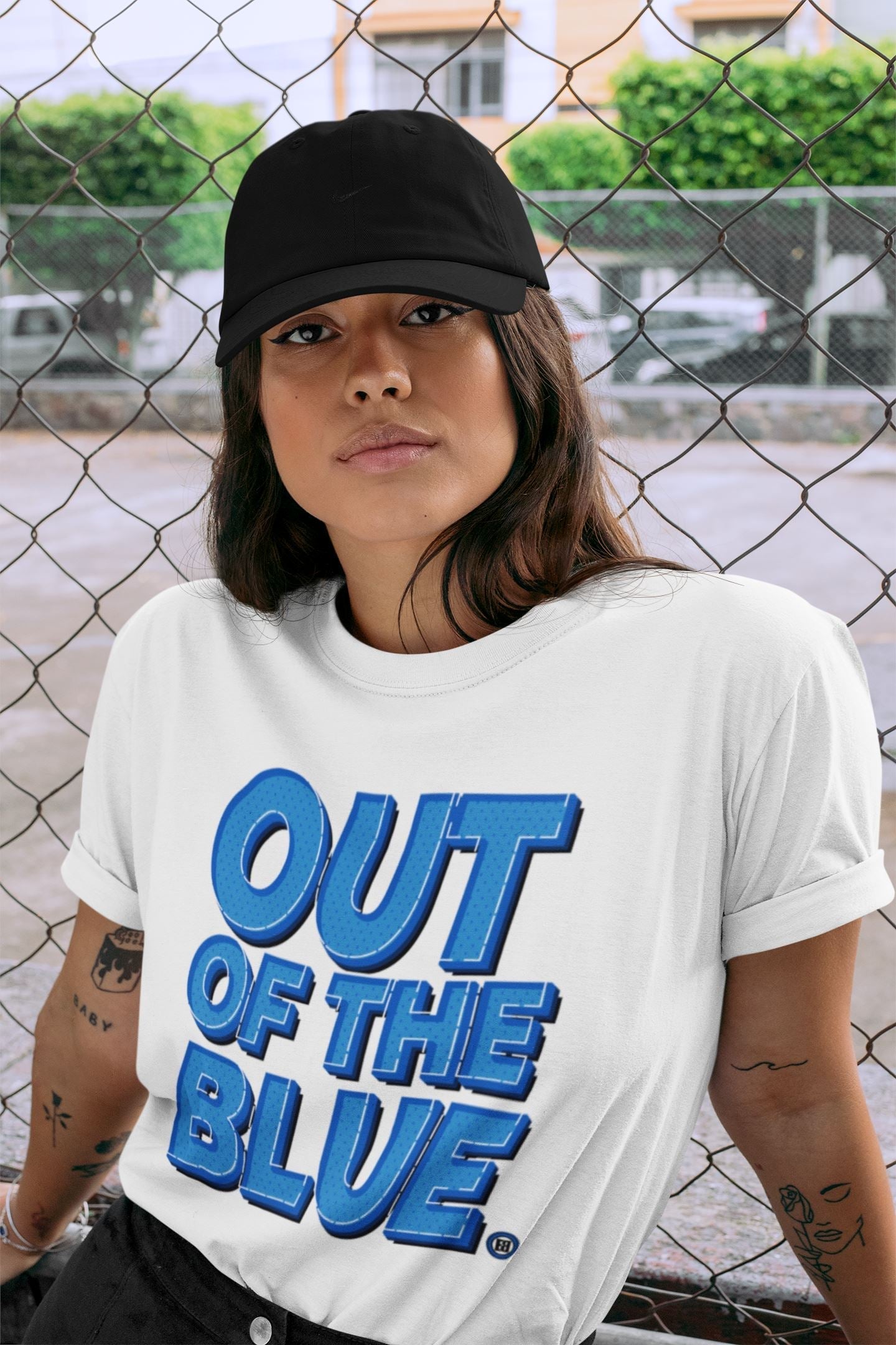 Jordan 1 Dark Marina Blue Sneaker Matching T-Shirt Out Of The Blue Sneaker Tees Jordan 1 Dark Marina Blue Sneaker Release Tees Crew Neck Tees