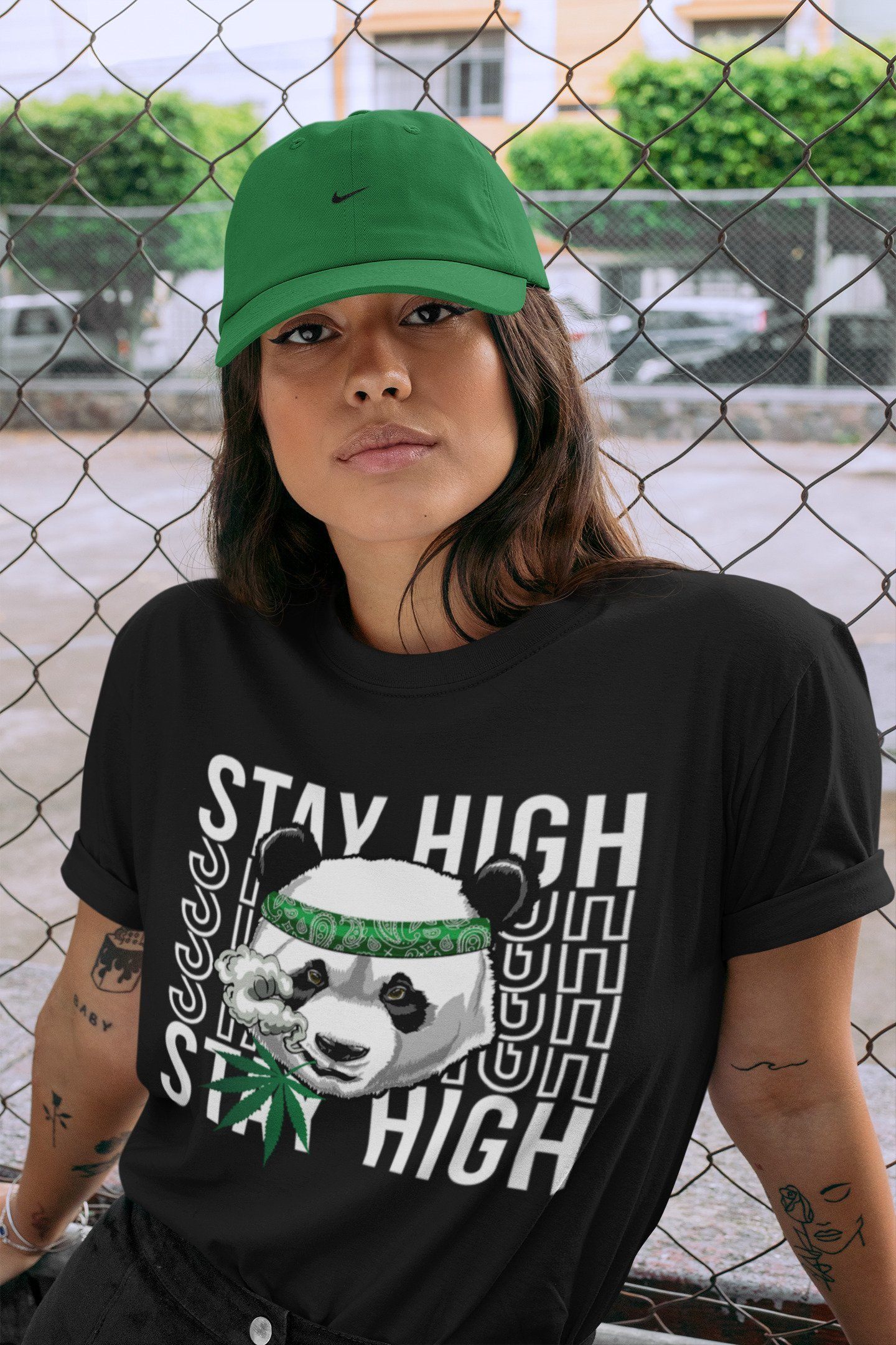 Jordan 3 Pine Green Shirt To Match Jordans Panda Stay High Sneaker Tees Jordan 3 Pine Green Drip Gear Zone Sneaker Matching Clothing Unisex Shirts