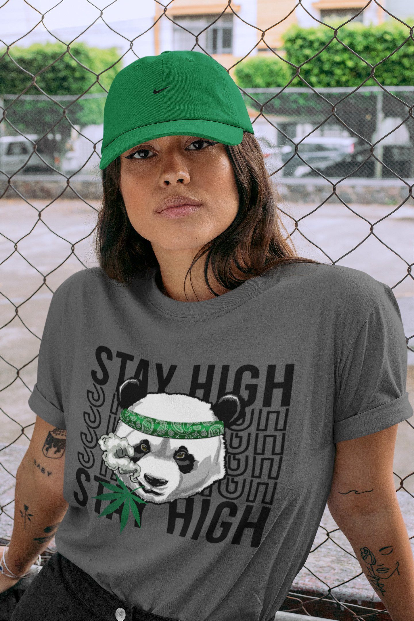 Jordan 3 Pine Green Shirt To Match Jordans Panda Stay High Sneaker Tees Jordan 3 Pine Green Drip Gear Zone Sneaker Matching Clothing Unisex Shirts