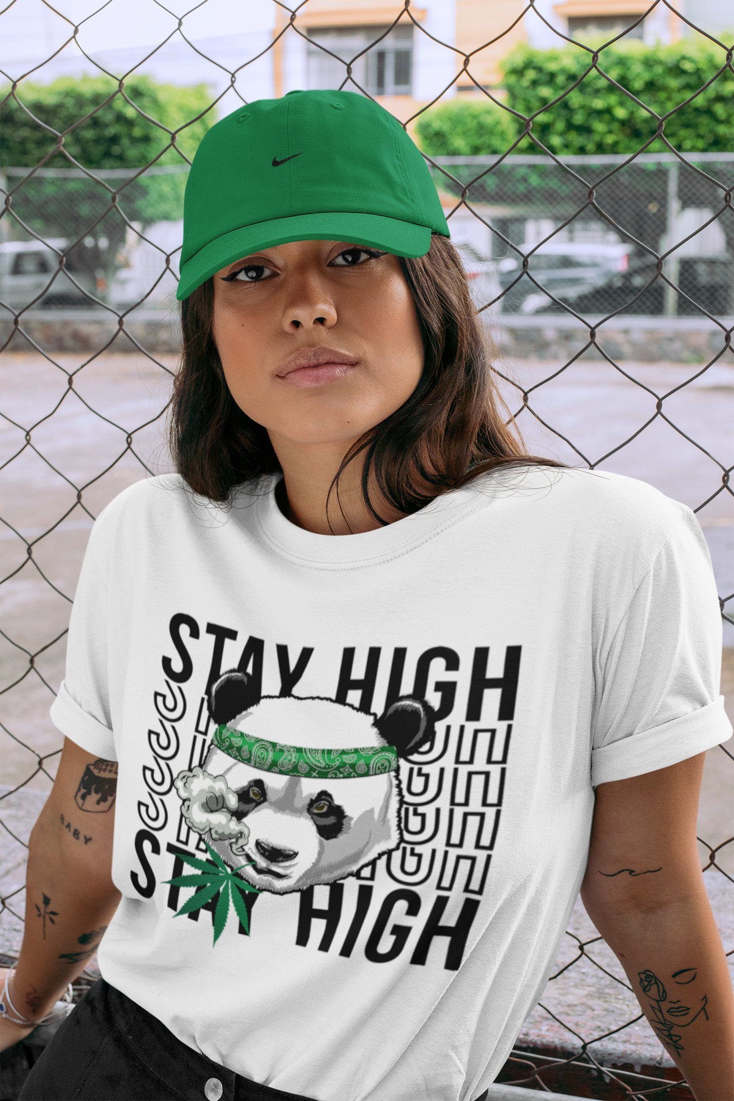 Jordan 3 Pine Green Shirt To Match Jordans Panda Stay High Sneaker Tees Jordan 3 Pine Green Drip Gear Zone Sneaker Matching Clothing Unisex Shirts