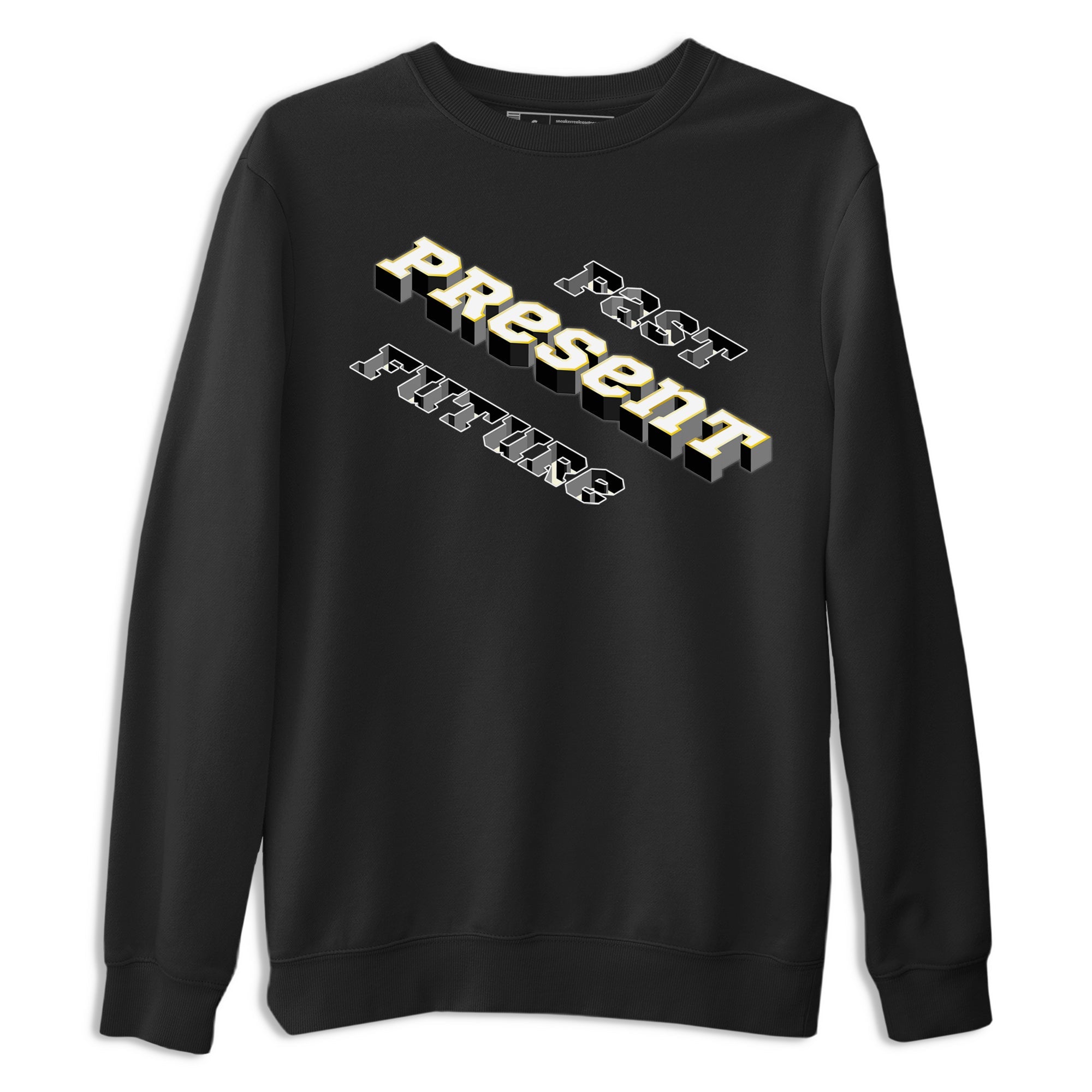 11s Gratitude shirt to match jordans Past Present Future sneaker match tee AJ11 Gratitude Drip Gear Zone unisex cotton Black 2 crew neck shirt