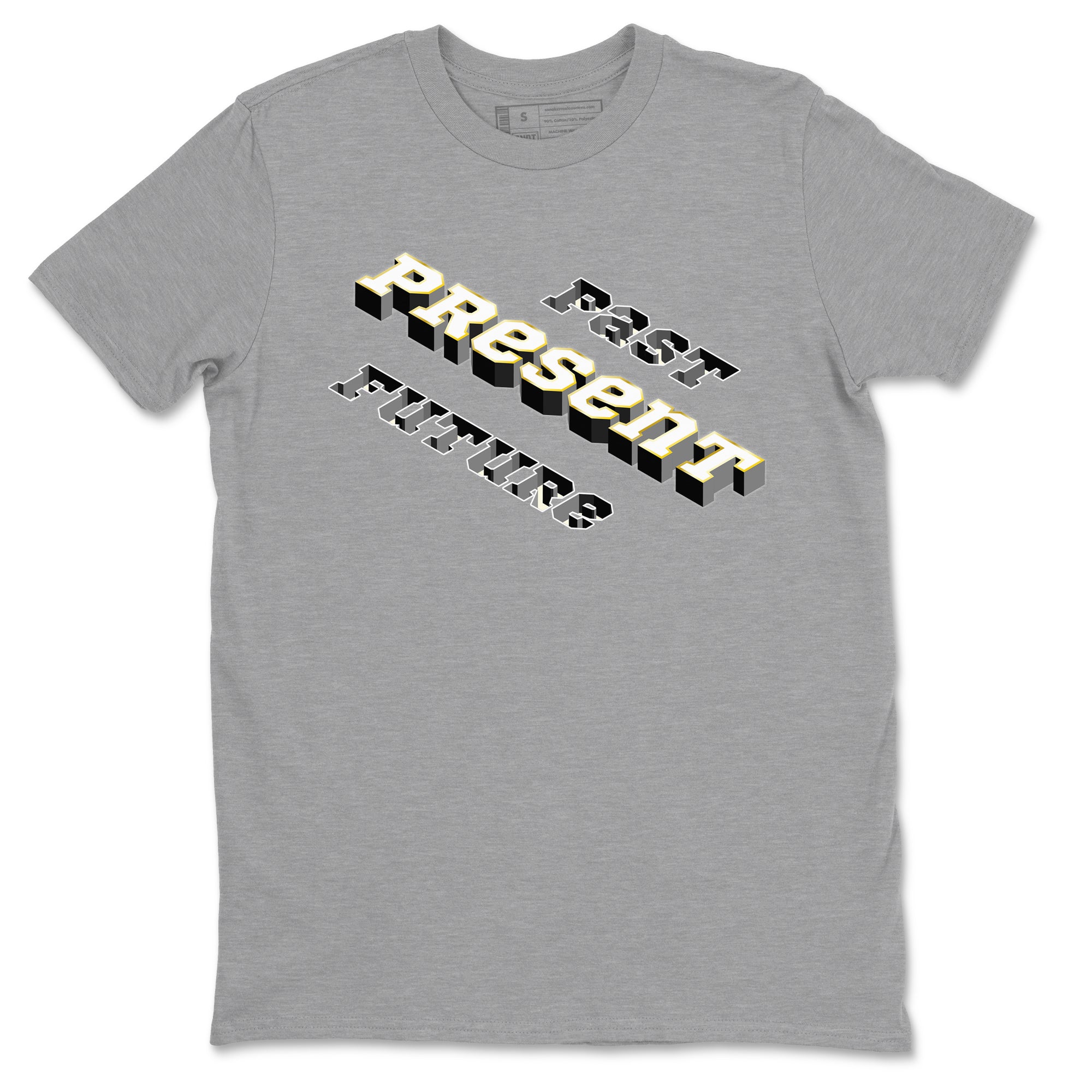 11s Gratitude shirt to match jordans Past Present Future sneaker match tee AJ11 Gratitude Drip Gear Zone unisex cotton Heather Grey 2 crew neck shirt