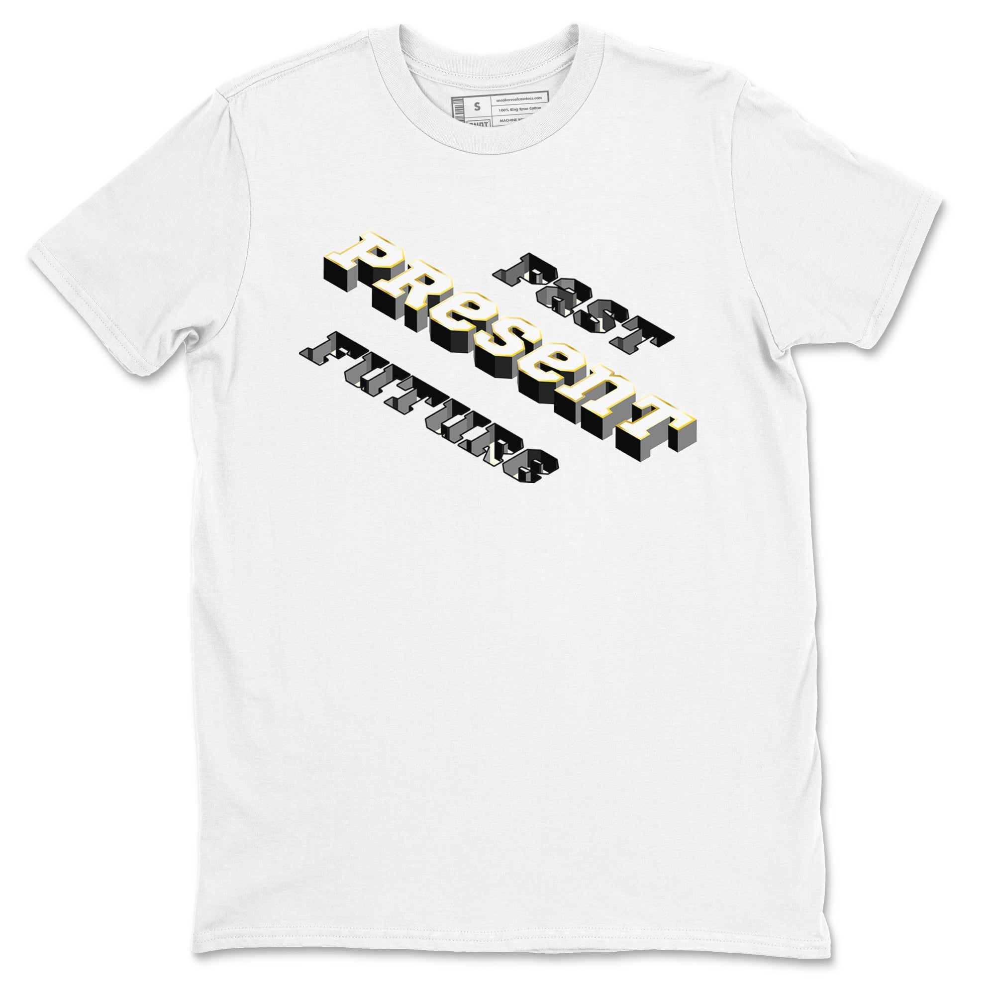 11s Gratitude shirt to match jordans Past Present Future sneaker match tee AJ11 Gratitude Drip Gear Zone unisex cotton White 2 crew neck shirt
