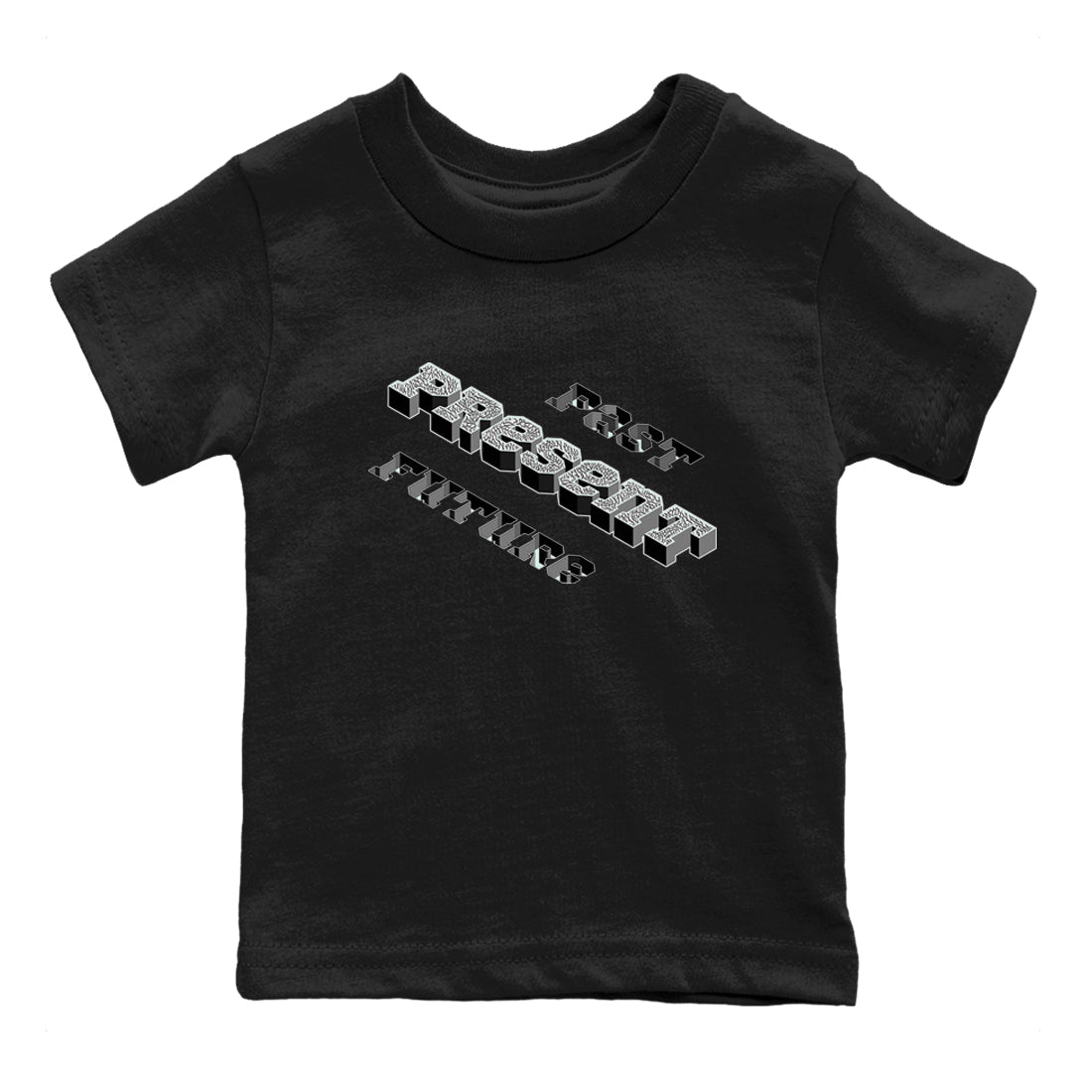 3s Green Glow shirt to match jordans Past Present Future sneaker tees Air Jordan 3 Green Glow Drip Gear Zone baby toddler Black 2 cotton Shirt
