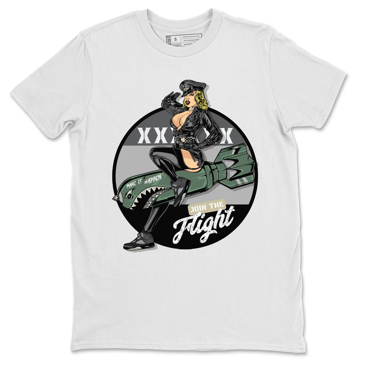 Jordan 5 Anthracite Shirt To Match Jordans Pin Up Girl Sneaker Tees Jordan 5 Anthracite Drip Gear Zone Sneaker Matching Clothing Unisex Shirts