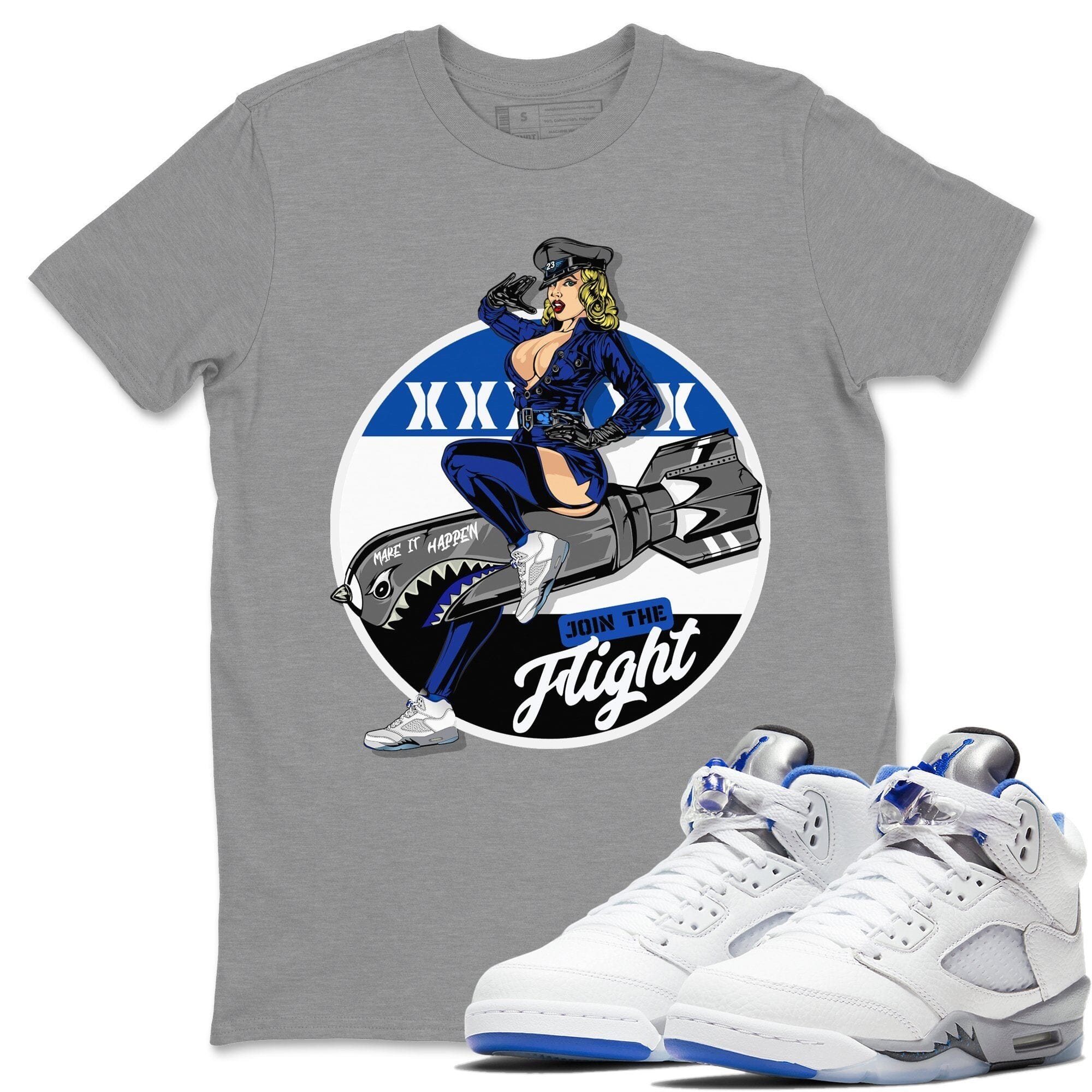Jordan 5 Stealth Shirt To Match Jordans Pin Up Girl Sneaker Tees Jordan 5 Stealth Drip Gear Zone Sneaker Matching Clothing Unisex Shirts