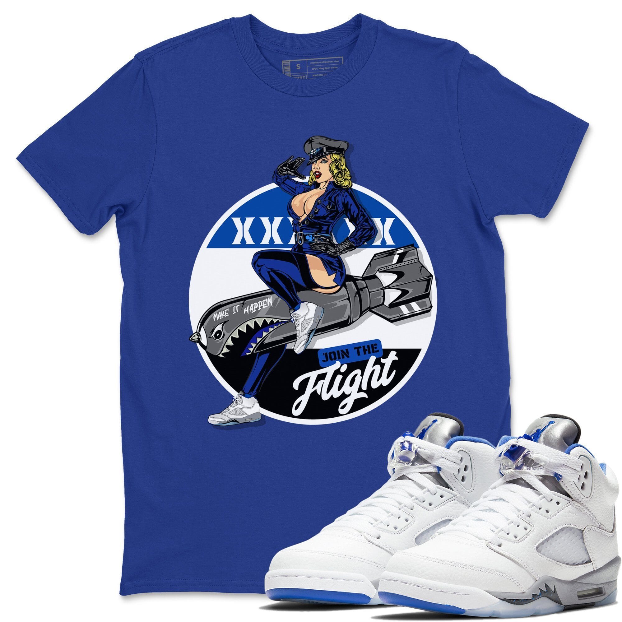 Jordan 5 Stealth Shirt To Match Jordans Pin Up Girl Sneaker Tees Jordan 5 Stealth Drip Gear Zone Sneaker Matching Clothing Unisex Shirts