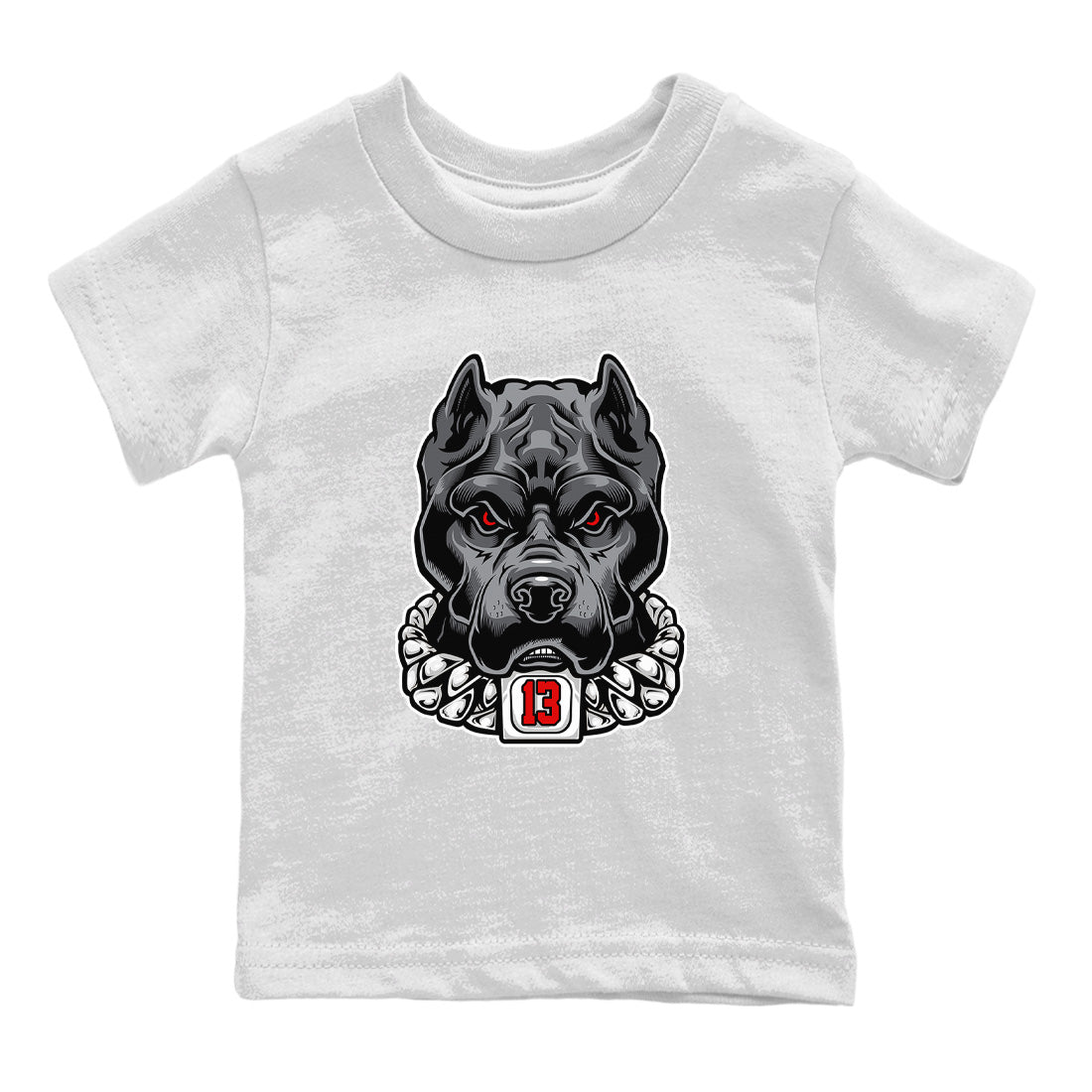 Air Jordan 13 Black Flint Sneaker Match Tees Pitbull Streetwear Sneaker Shirt Air Jordan 13 Black Flint Sneaker Release Tees Kids Shirts White 2