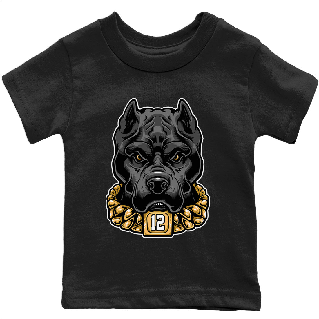 Jordan 12 Black Taxi Sneaker Matching T-Shirt Pitbull Sneaker Tees Jordan 12 Black Taxi Sneaker Release Tees Kids Shirts