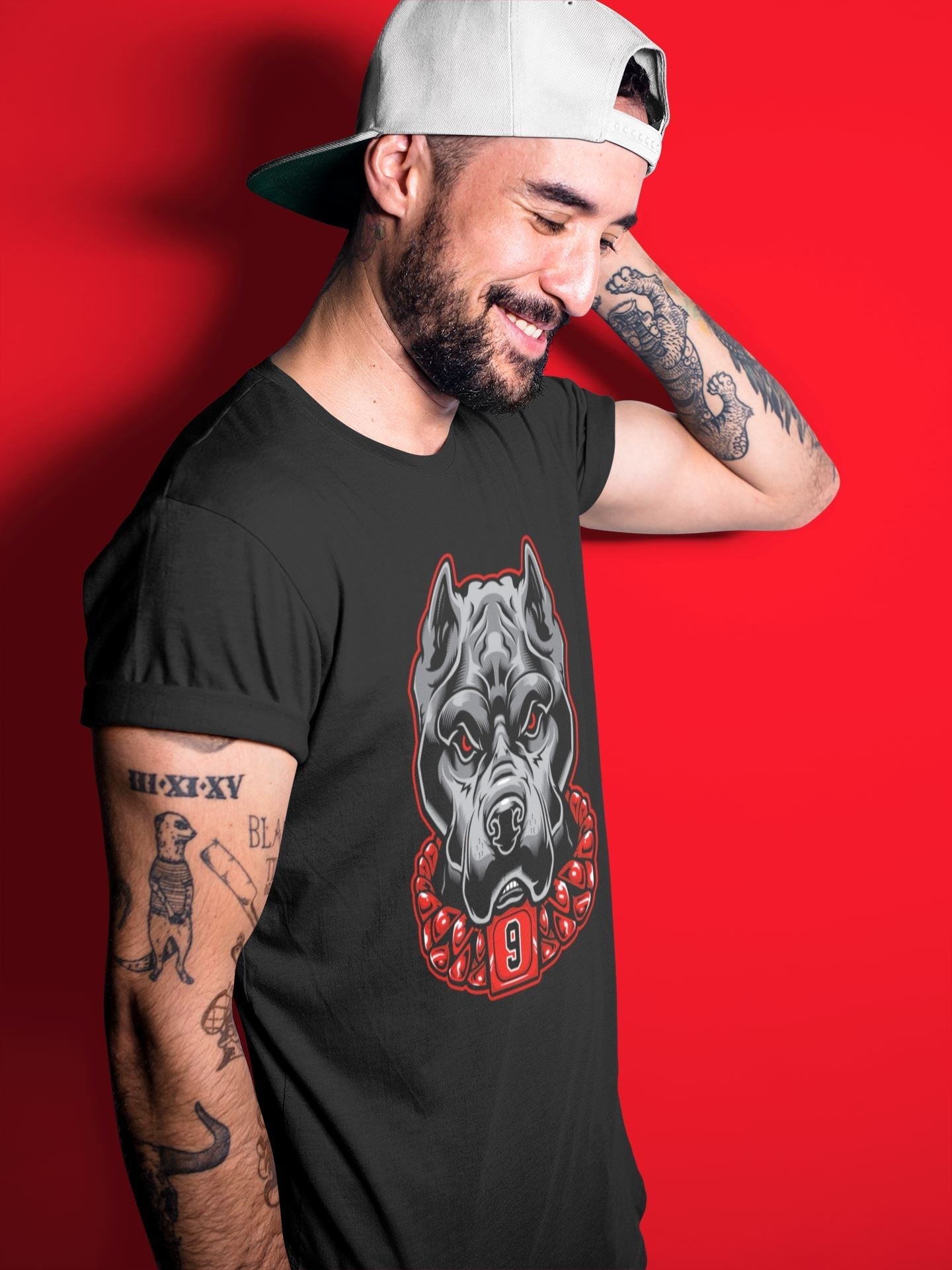 Jordan 9 Chile Red Shirt To Match Jordans Pitbull Sneaker Tees Jordan 9 Chile Red Drip Gear Zone Sneaker Matching Clothing Unisex Shirts