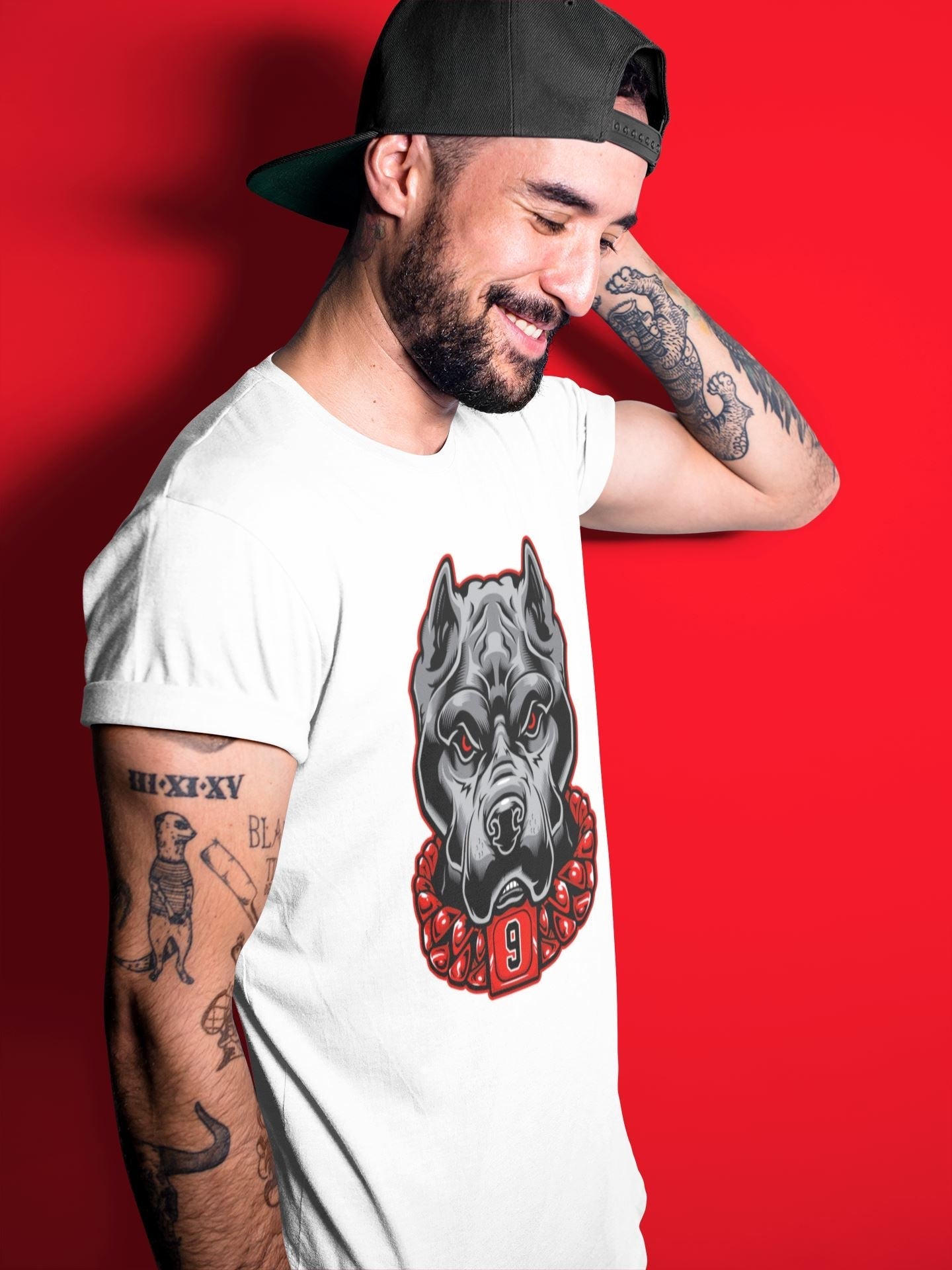 Jordan 9 Chile Red Shirt To Match Jordans Pitbull Sneaker Tees Jordan 9 Chile Red Drip Gear Zone Sneaker Matching Clothing Unisex Shirts