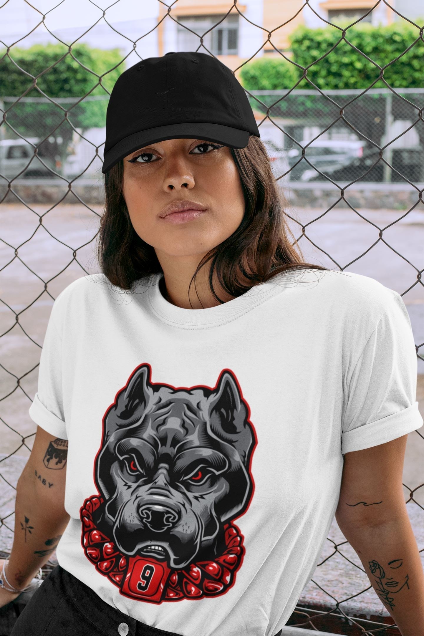 Jordan 9 Chile Red Shirt To Match Jordans Pitbull Sneaker Tees Jordan 9 Chile Red Drip Gear Zone Sneaker Matching Clothing Unisex Shirts