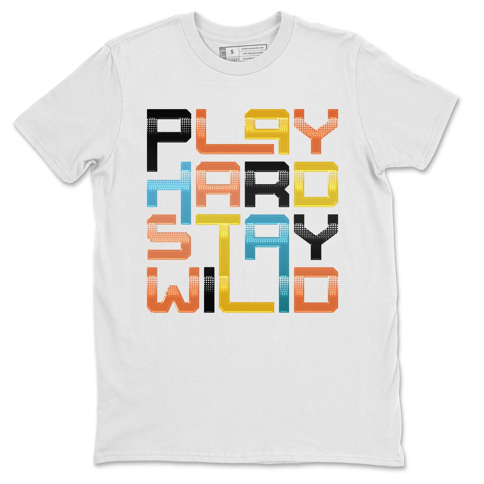 Yeezy 700 Sun Shirt To Match Jordans Play Hard Stay Wild Sneaker Tees Yeezy 700 Sun Drip Gear Zone Sneaker Matching Clothing Unisex Shirts