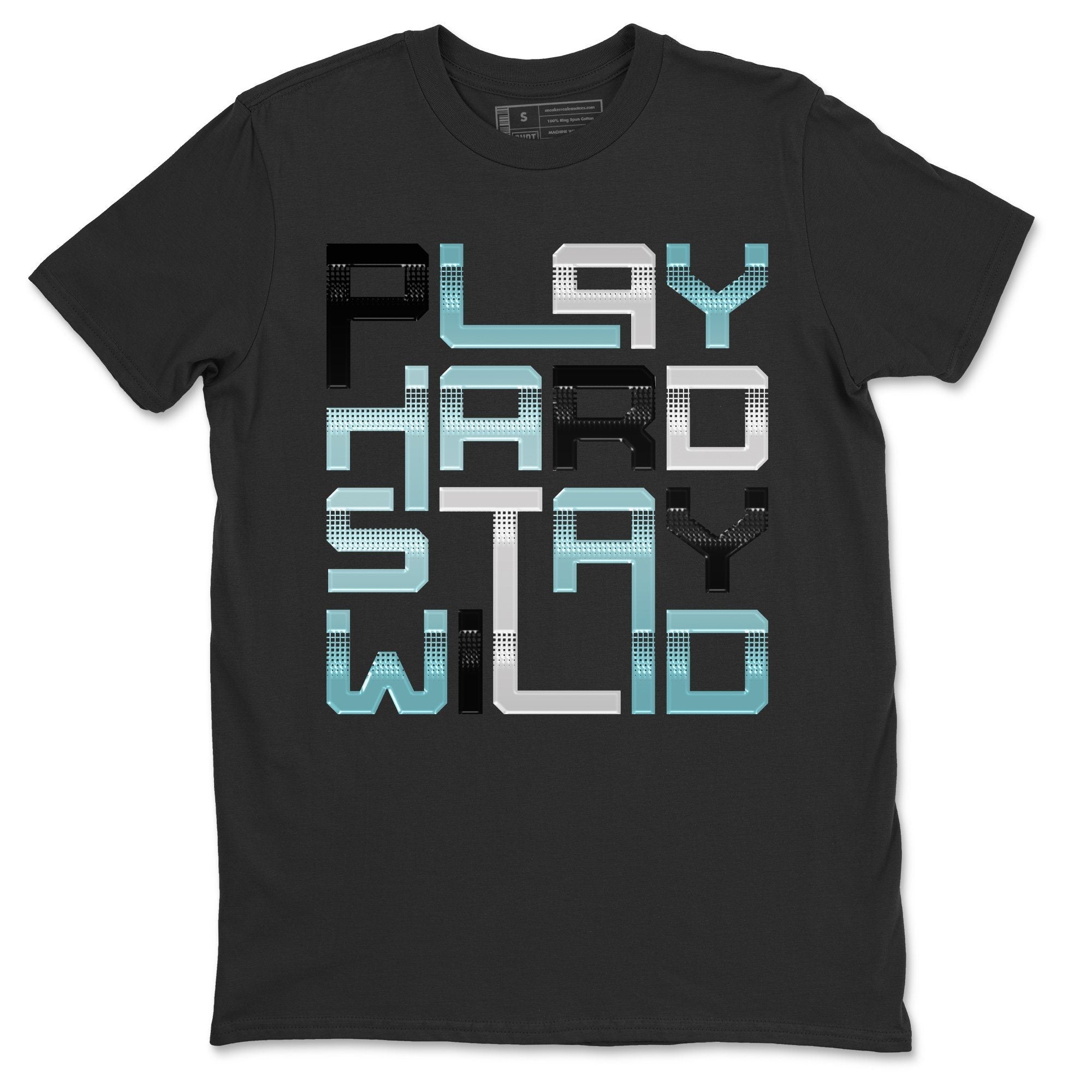 Jordan 11 Legend Blue Shirt To Match Jordans Play Hard Stay Wild Sneaker Tees Jordan 11 Legend Blue Drip Gear Zone Sneaker Matching Clothing Unisex Shirts