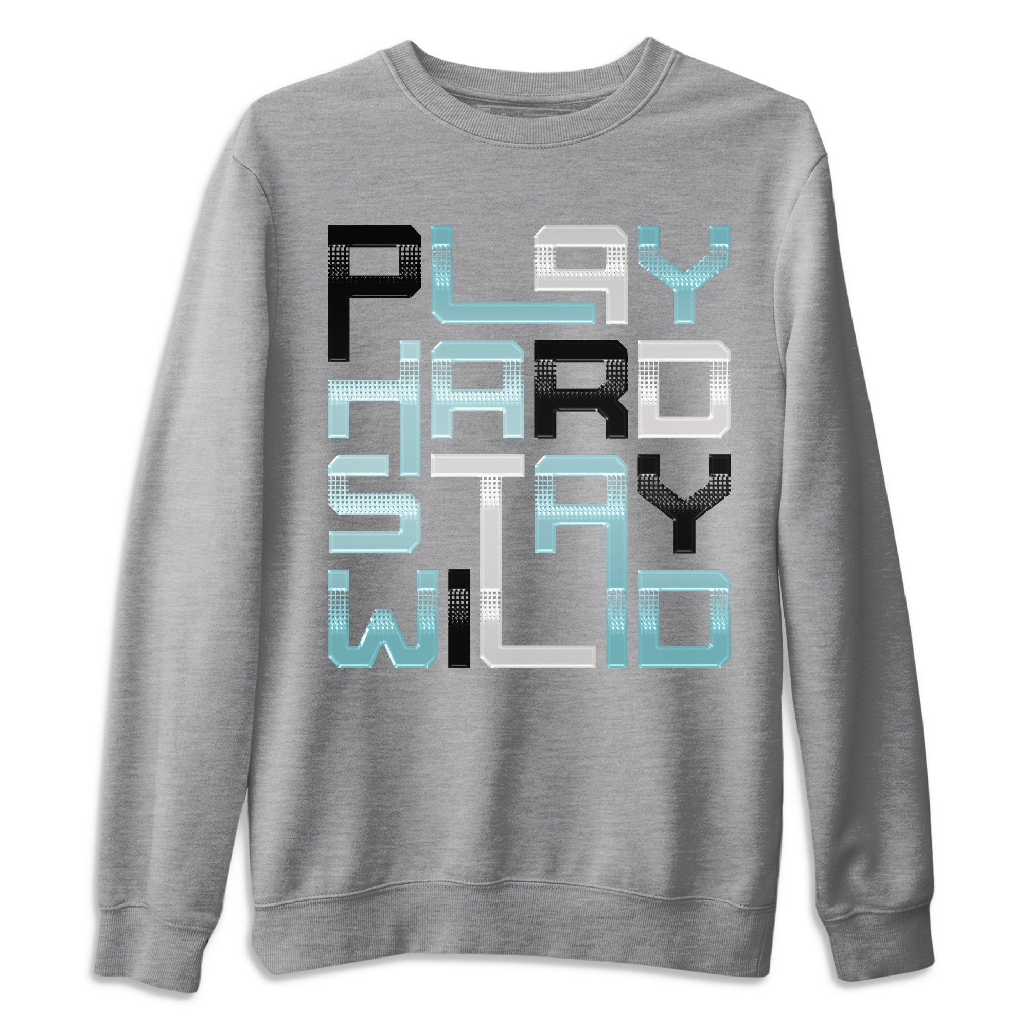 Jordan 11 Legend Blue Shirt To Match Jordans Play Hard Stay Wild Sneaker Tees Jordan 11 Legend Blue Drip Gear Zone Sneaker Matching Clothing Unisex Shirts