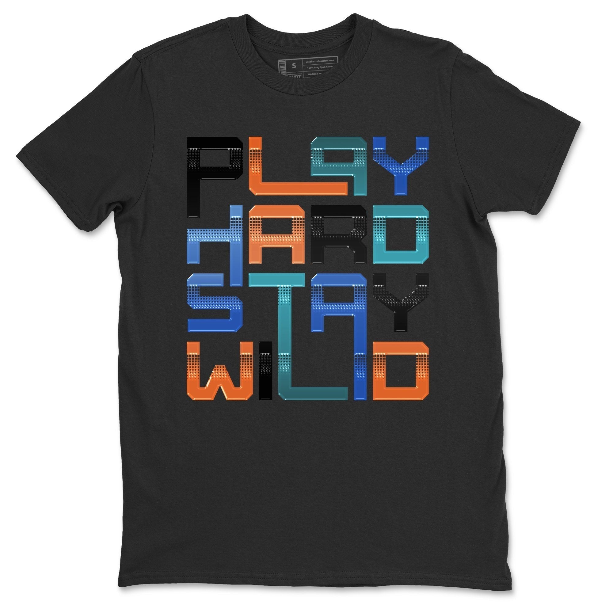 Yeezy 700 Bright Blue Shirt To Match Jordans Play Hard Stay Wild Sneaker Tees Yeezy 700 Bright Blue Drip Gear Zone Sneaker Matching Clothing Unisex Shirts