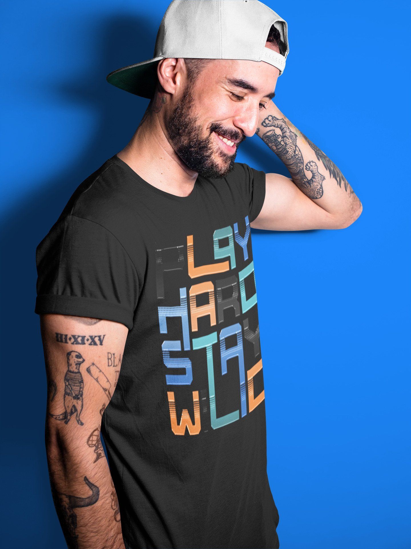 Yeezy 700 Bright Blue Shirt To Match Jordans Play Hard Stay Wild Sneaker Tees Yeezy 700 Bright Blue Drip Gear Zone Sneaker Matching Clothing Unisex Shirts