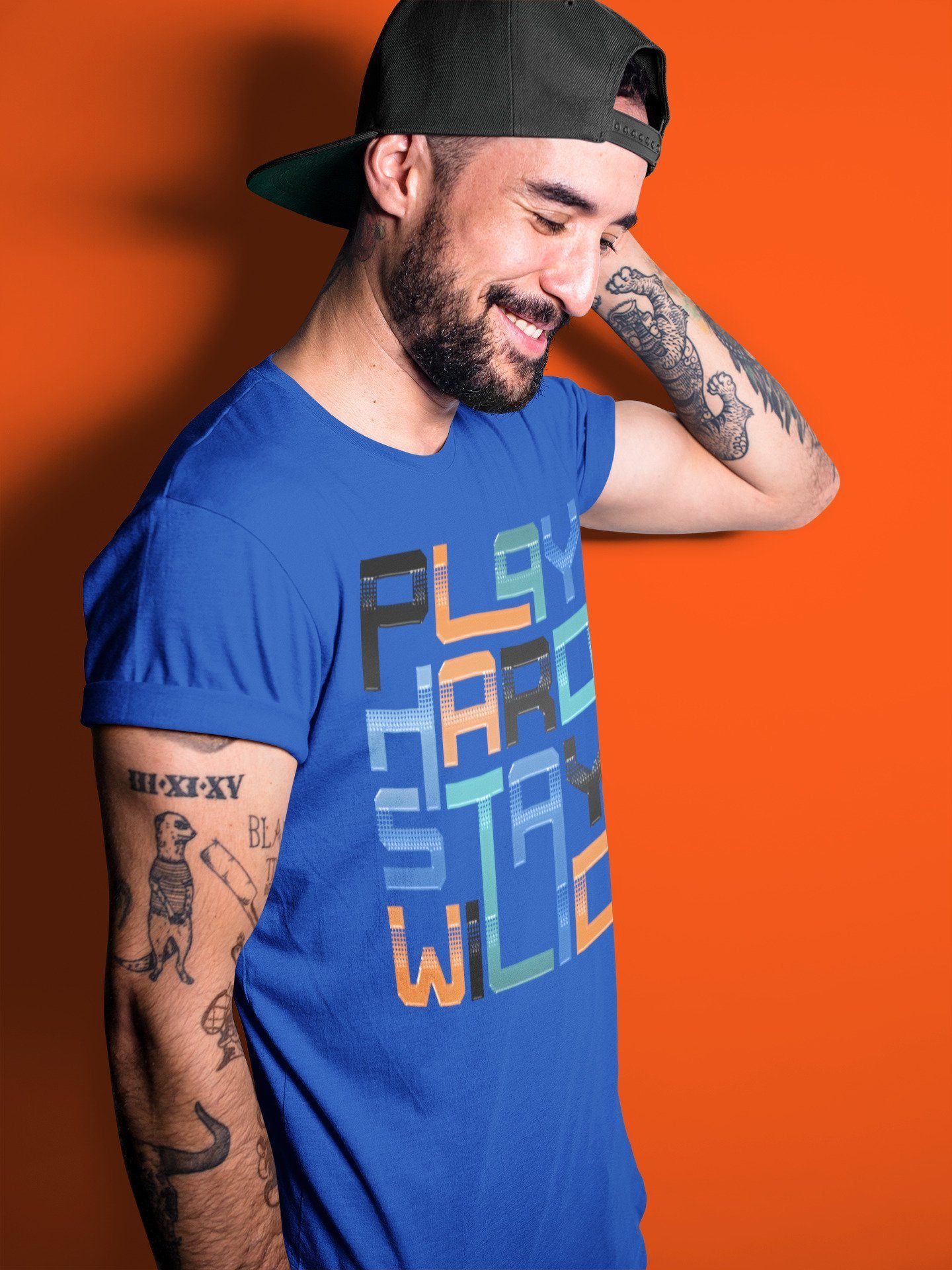 Yeezy 700 Bright Blue Shirt To Match Jordans Play Hard Stay Wild Sneaker Tees Yeezy 700 Bright Blue Drip Gear Zone Sneaker Matching Clothing Unisex Shirts