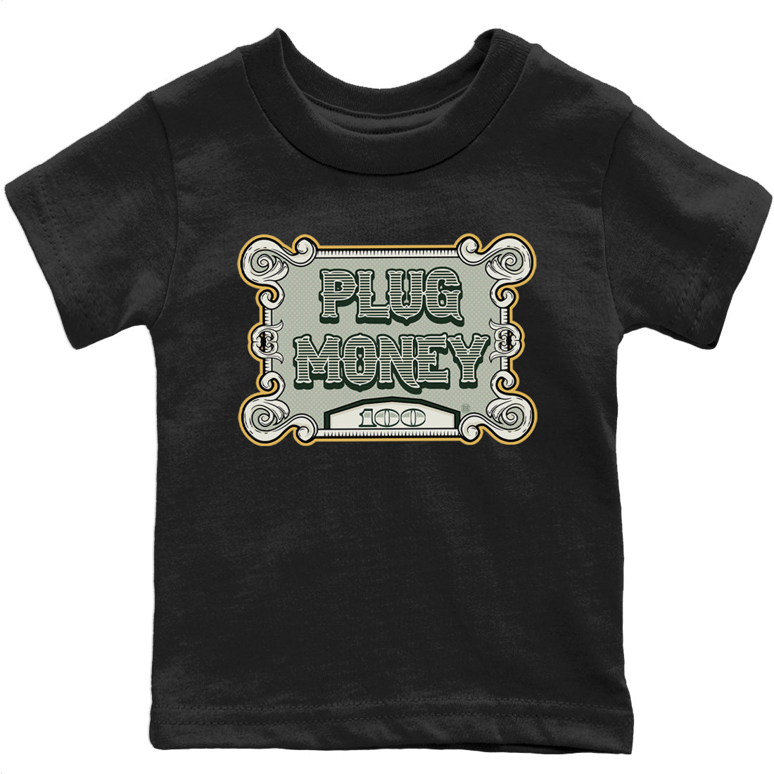 Jordan 5 Jade Horizon Sneaker Matching T-Shirt Plug Money Sneaker Tees Jordan 5 Jade Horizon Sneaker Release Tees Kids Shirts