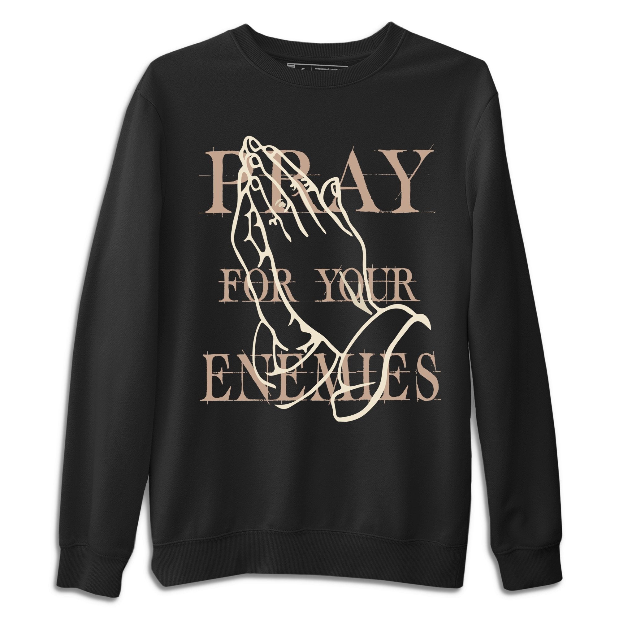 Yeezy 350 Ash Pearl Shirt To Match Jordans Pray For Your Enemies Sneaker Tees Yeezy 350 Ash Pearl Drip Gear Zone Sneaker Matching Clothing Unisex Shirts