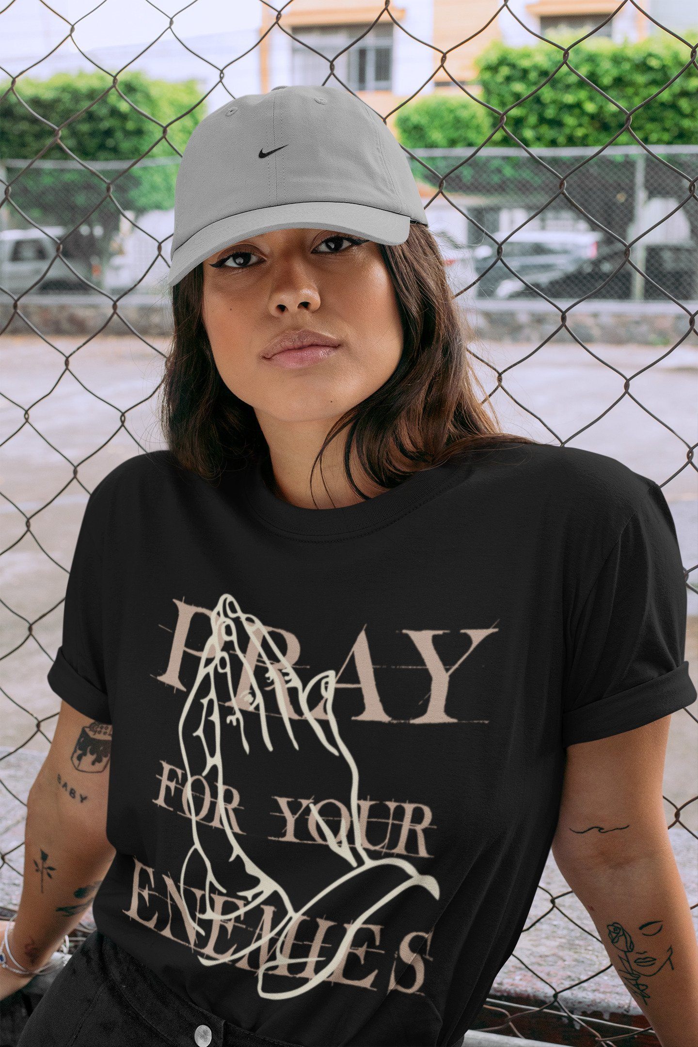 Yeezy 350 Ash Pearl Shirt To Match Jordans Pray For Your Enemies Sneaker Tees Yeezy 350 Ash Pearl Drip Gear Zone Sneaker Matching Clothing Unisex Shirts