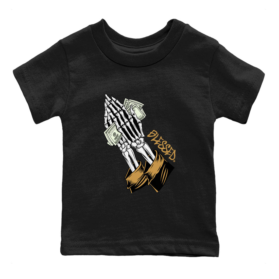 Jordan 13 Retro Wheat shirt to match jordans Praying Skeleton sneaker tees Air Jordan 13 Wheat Drip Gear Zone Sneaker Matching Clothing Brand Baby Toddler Black 2 T-Shirt