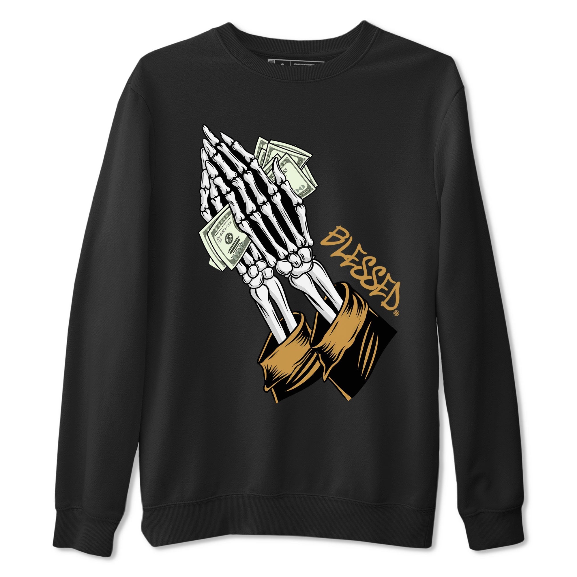 Jordan 13 Retro Wheat shirt to match jordans Praying Skeleton sneaker tees Air Jordan 13 Wheat Drip Gear Zone Sneaker Matching Clothing Brand Unisex Sneaker Tee Black 2 T-Shirt