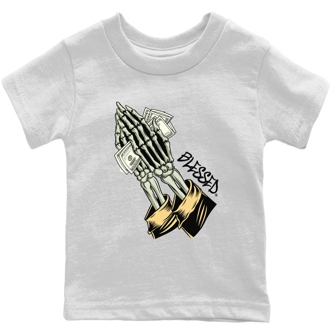 Jordan 5 Jade Horizon Sneaker Matching T-Shirt Praying Skeleton Sneaker Tees Jordan 5 Jade Horizon Sneaker Release Tees Kids Shirts