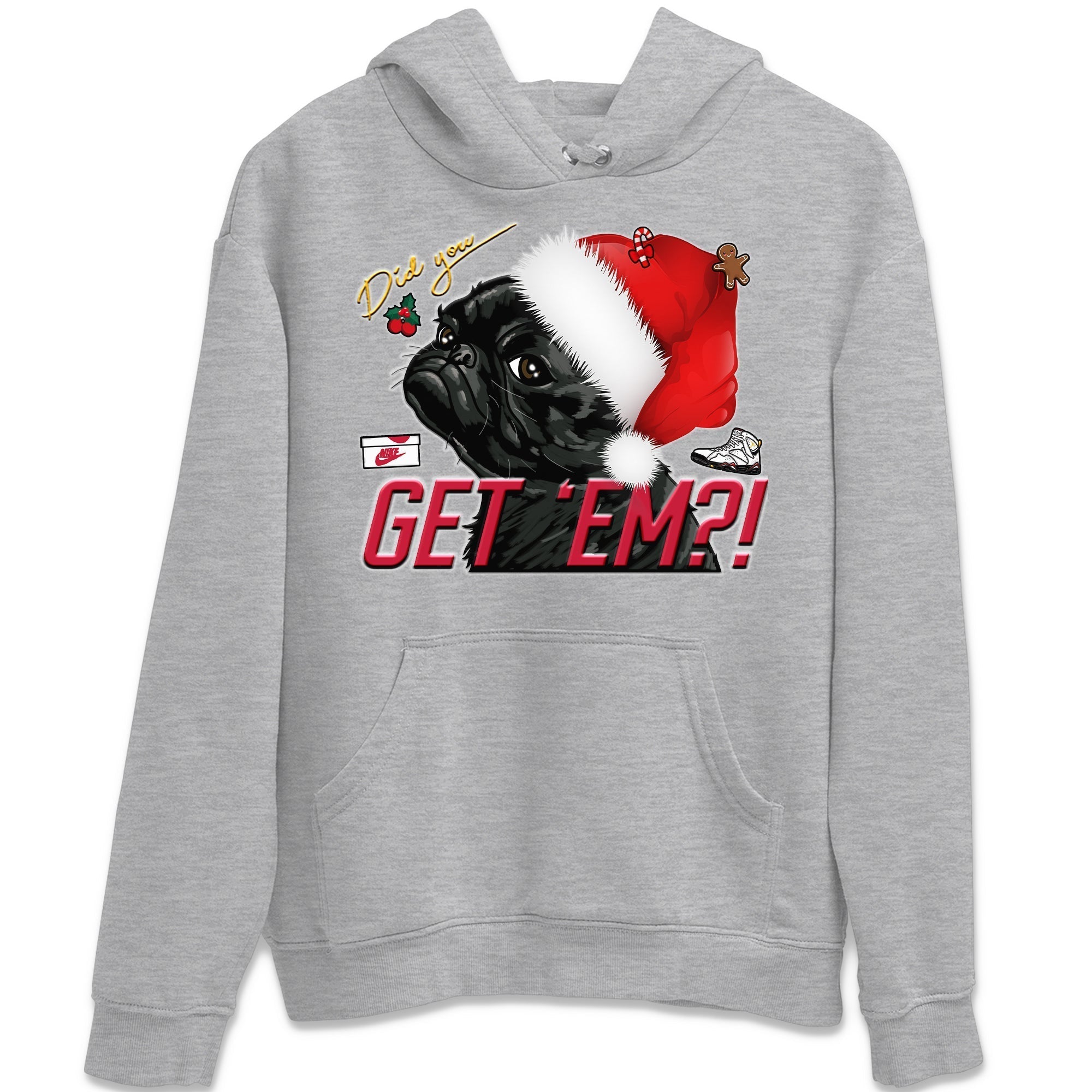 Jordan 7 Cardinal Shirt To Match Jordans Pug Get Em Sneaker Tees Jordan 7 Cardinal Drip Gear Zone Sneaker Matching Clothing Unisex Shirts