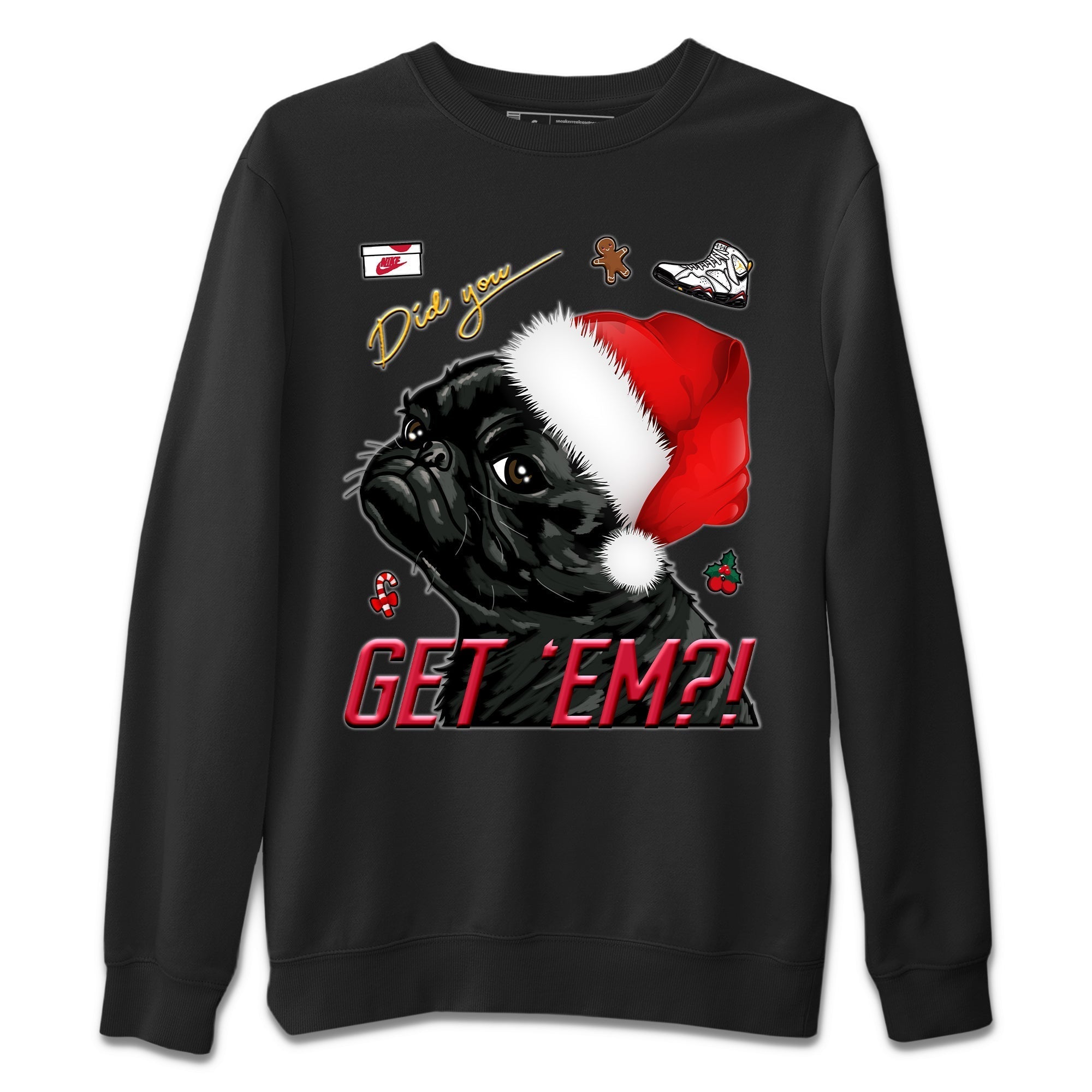 Jordan 7 Cardinal Shirt To Match Jordans Pug Get Em Sneaker Tees Jordan 7 Cardinal Drip Gear Zone Sneaker Matching Clothing Unisex Shirts