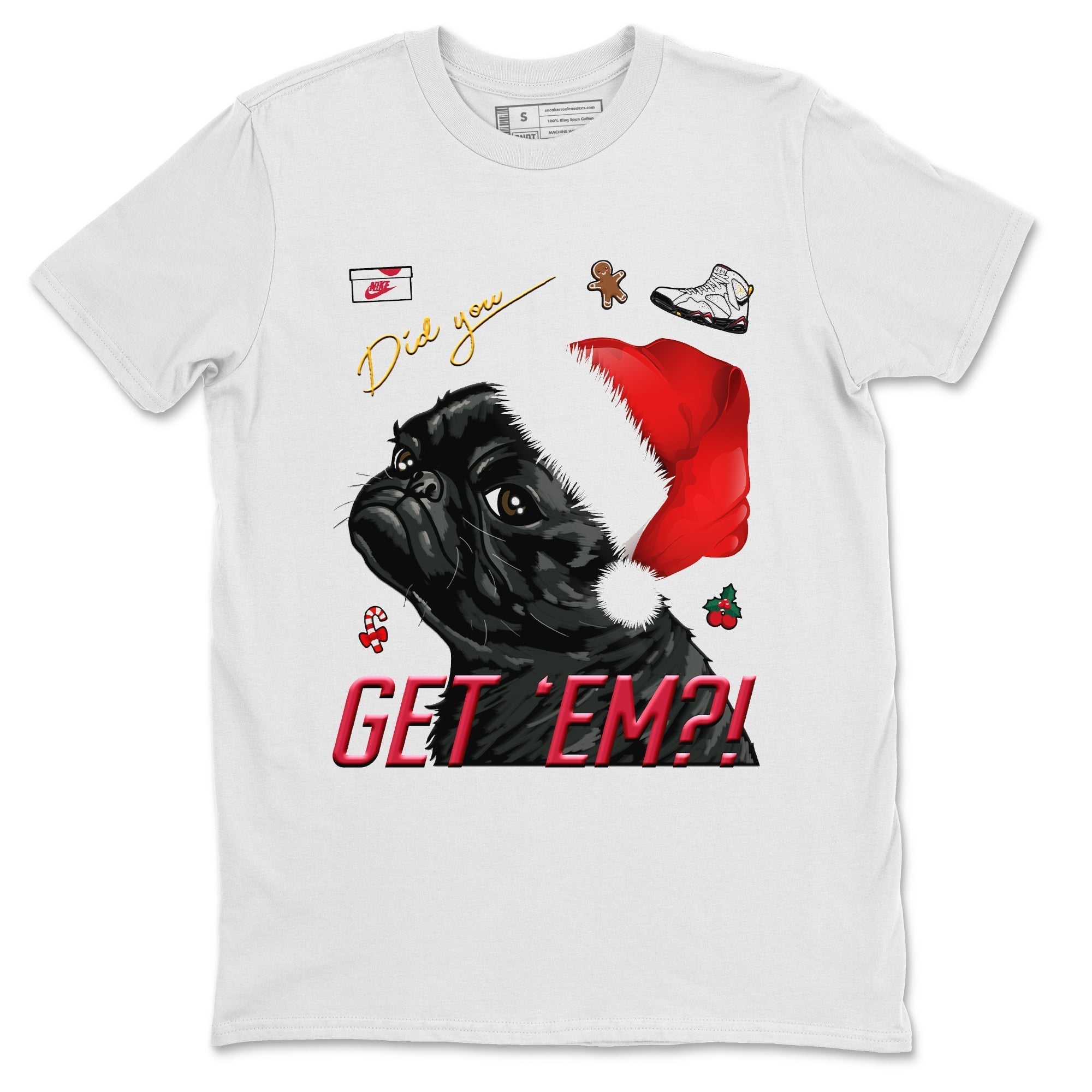 Jordan 7 Cardinal Shirt To Match Jordans Pug Get Em Sneaker Tees Jordan 7 Cardinal Drip Gear Zone Sneaker Matching Clothing Unisex Shirts