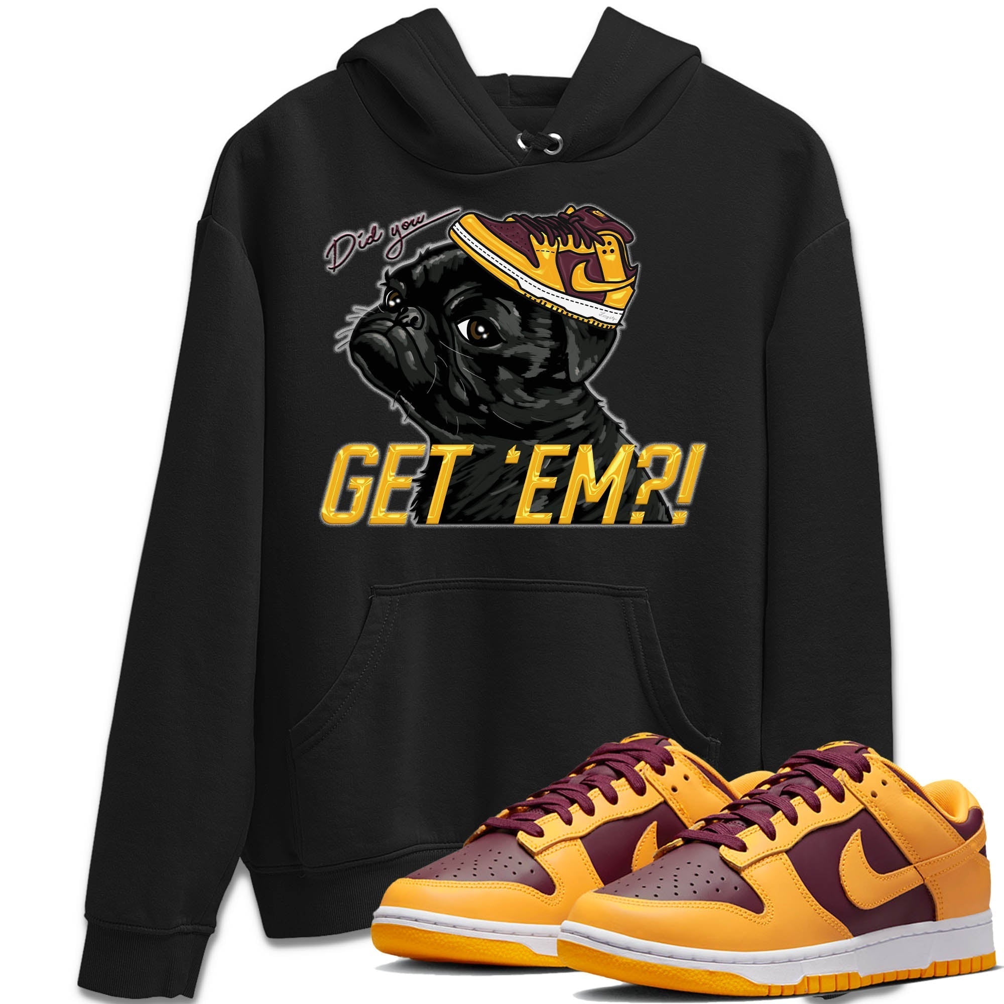 Nike Dunk Low Arizona State Shirt To Match Jordans Pug Get Em Sneaker Tees Nike Dunk Low Arizona State Drip Gear Zone Sneaker Matching Clothing Unisex Shirts