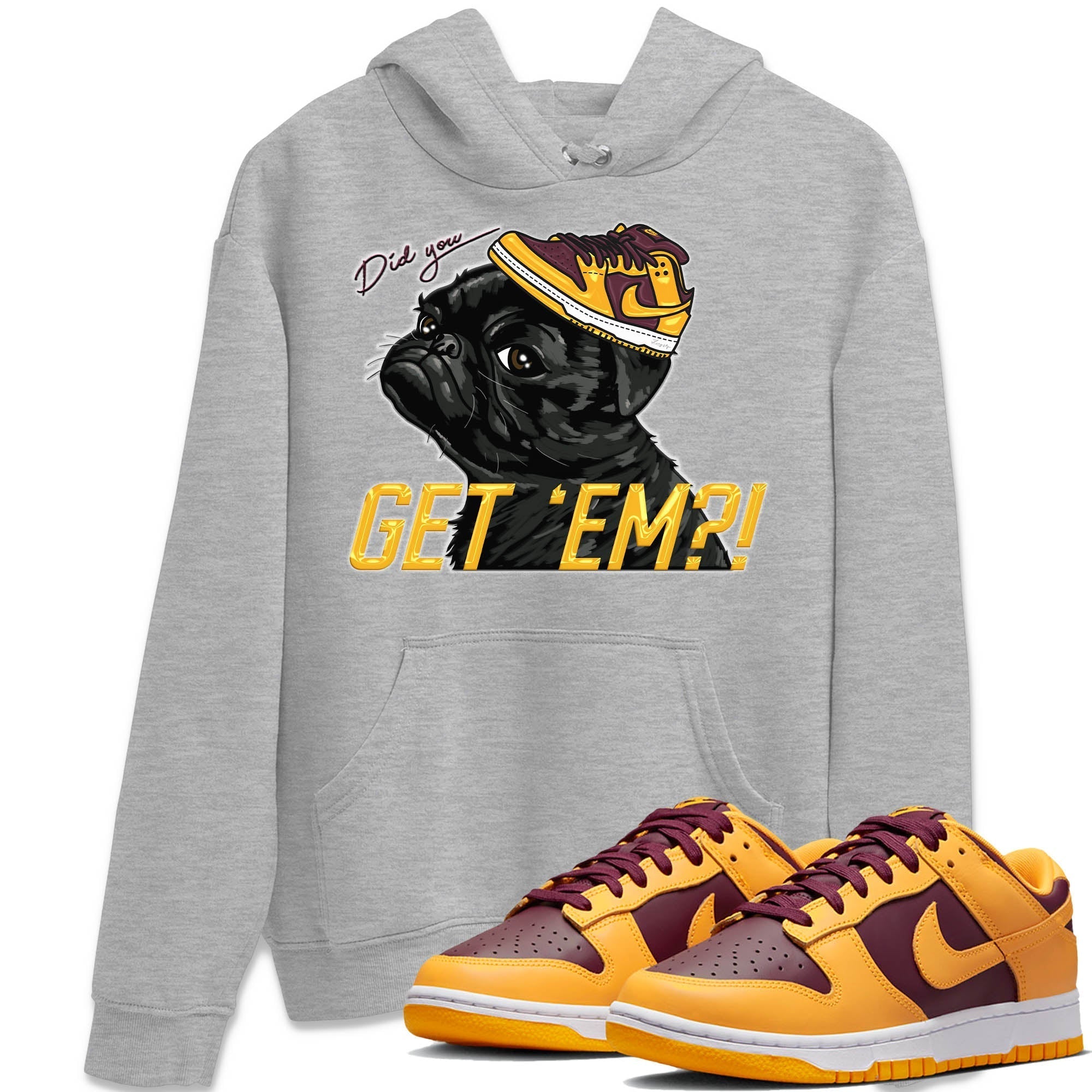 Nike Dunk Low Arizona State Shirt To Match Jordans Pug Get Em Sneaker Tees Nike Dunk Low Arizona State Drip Gear Zone Sneaker Matching Clothing Unisex Shirts