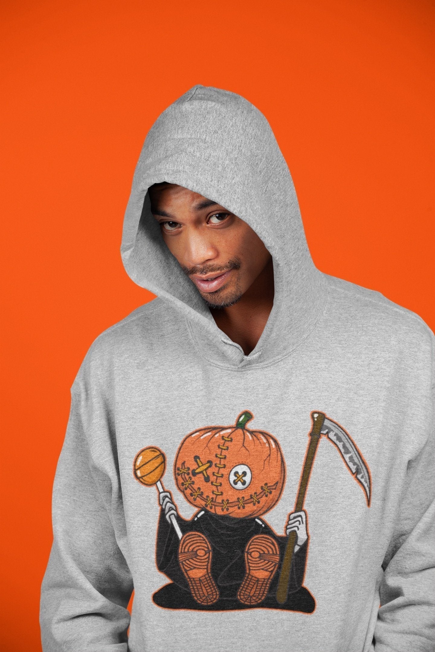 Jordan 1 Electro Orange Sneaker Matching T-Shirt Pumpkin Head Sneaker Tees Jordan 1 Electro Orange Sneaker Release Tees Crew Neck Tees